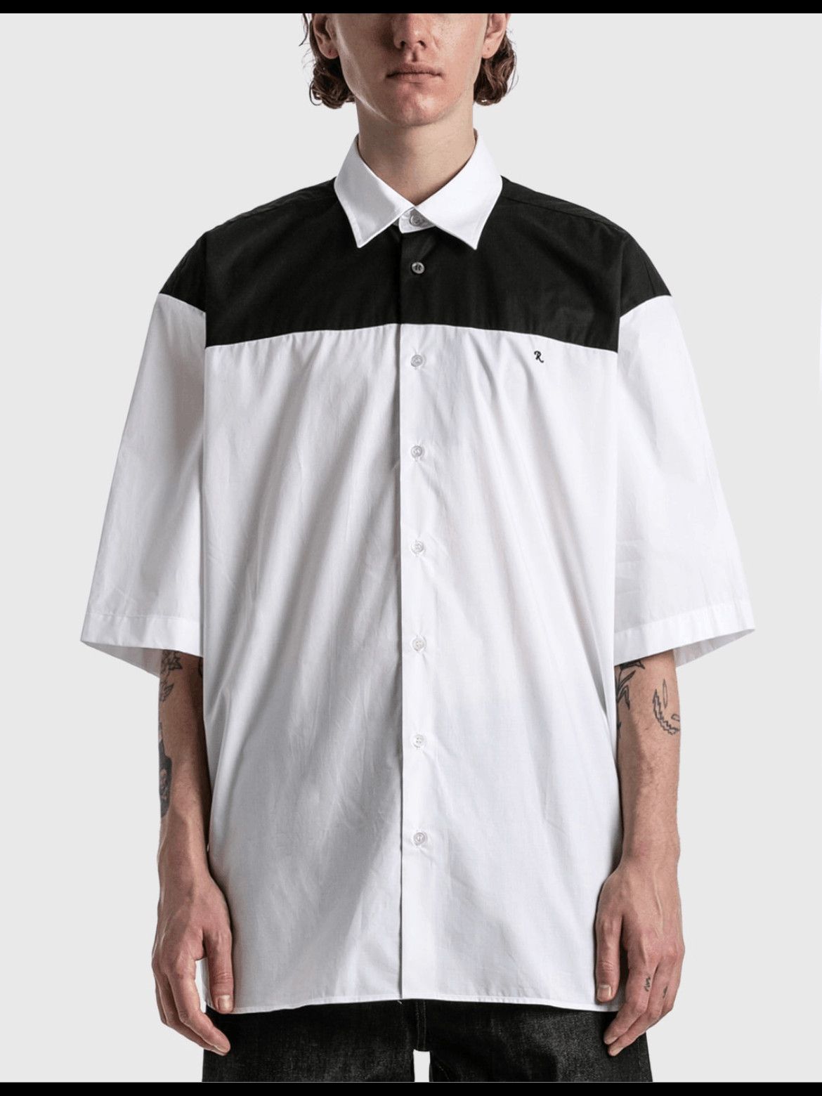Raf Simons Sz 52 Raf Simons 22AW Ghost Host S/S Shirt Size US L / EU 52-54 / 3 - 6 Thumbnail
