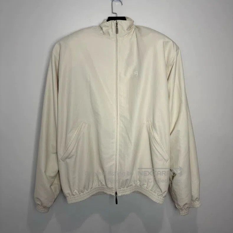 Balenciaga Balenciaga Sporty B Cream Shoulder Pad Jacket. Size US M / EU 48-50 / 2 - 1 Thumbnail