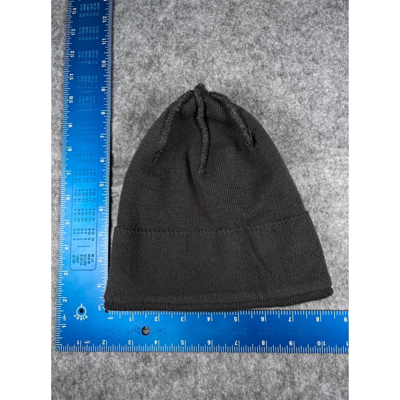 Tek Gear Tek Gear Beanie Toque Adult One Size Gray Stripe Knit Acrylic Polyester Winter Stocked Size ONE SIZE - 4 Thumbnail