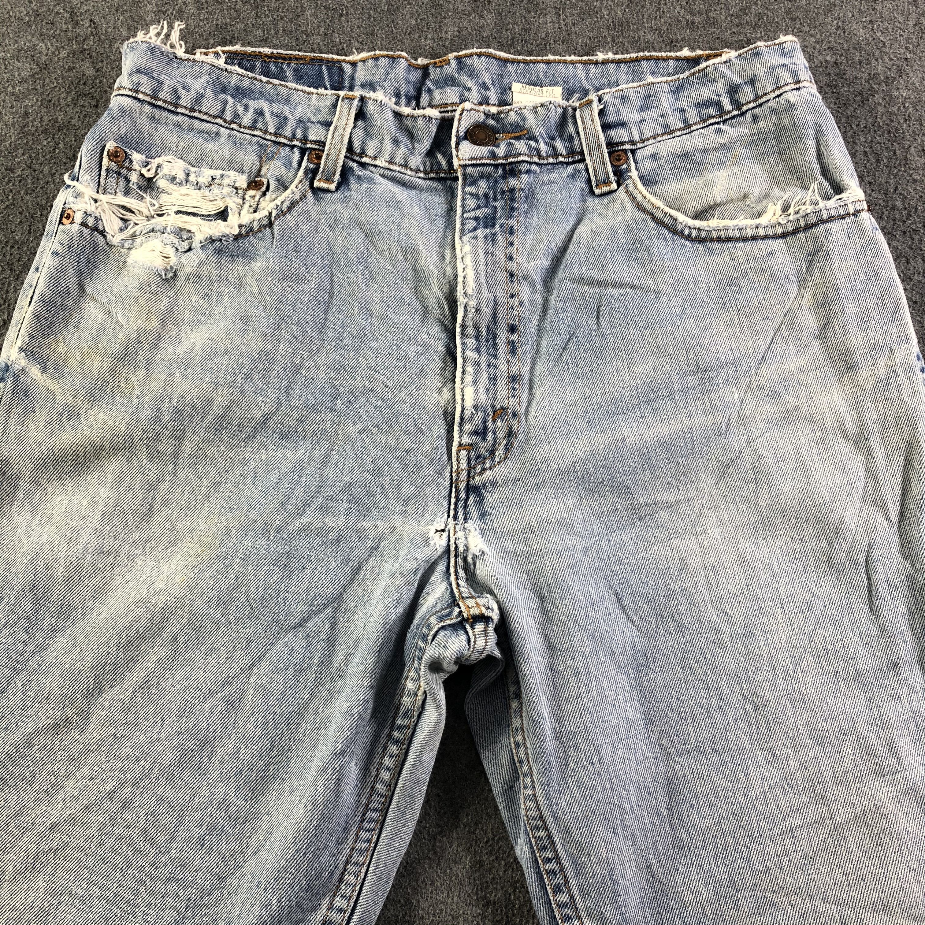 Levi's Vintage 90s Light Wash Levis 505 Jeans-J3346 Size US 33 - 3 Thumbnail