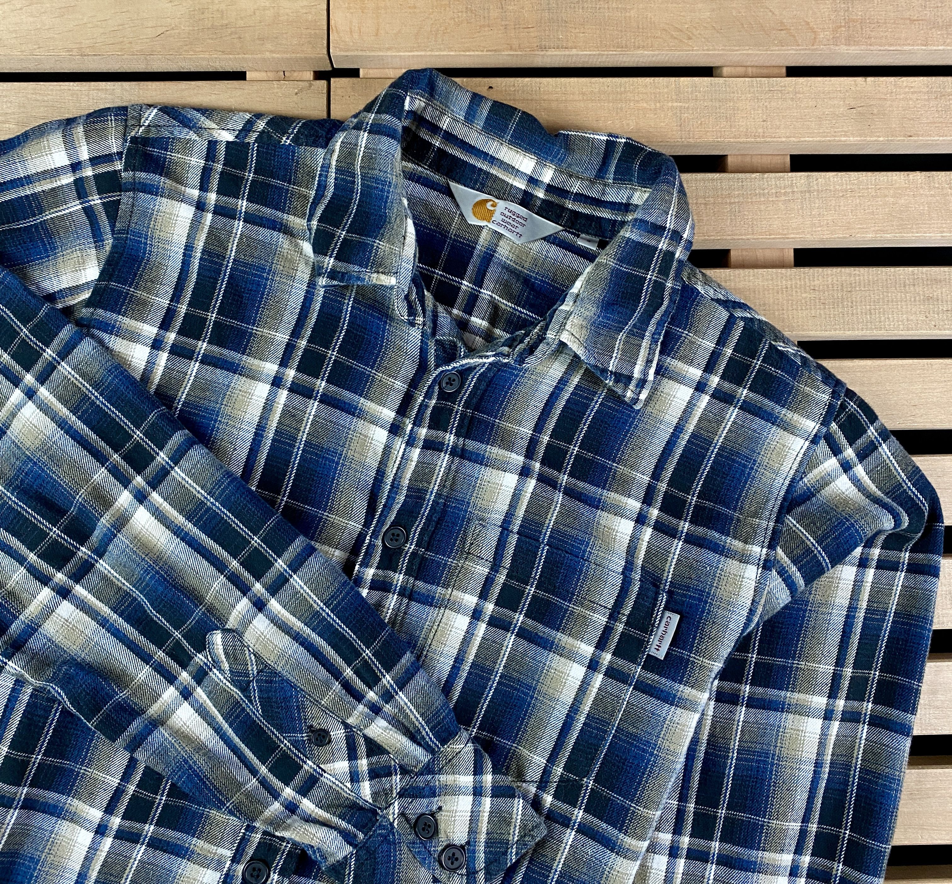Carhartt × Carhartt Wip Mens Long Sleeve Shirt Carhartt Size S Cotton Size US S / EU 44-46 / 1 - 2 Thumbnail