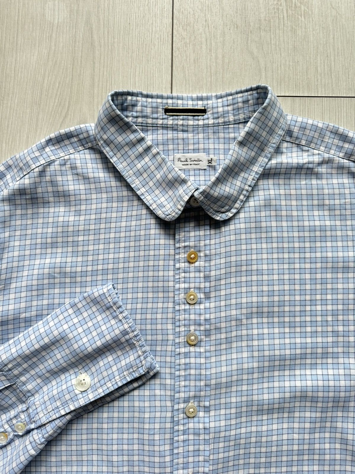 Paul Smith Paul Smith Mens Plaid slim fit shirt long sleeve size XL Size US XL / EU 56 / 4 - 1 Thumbnail