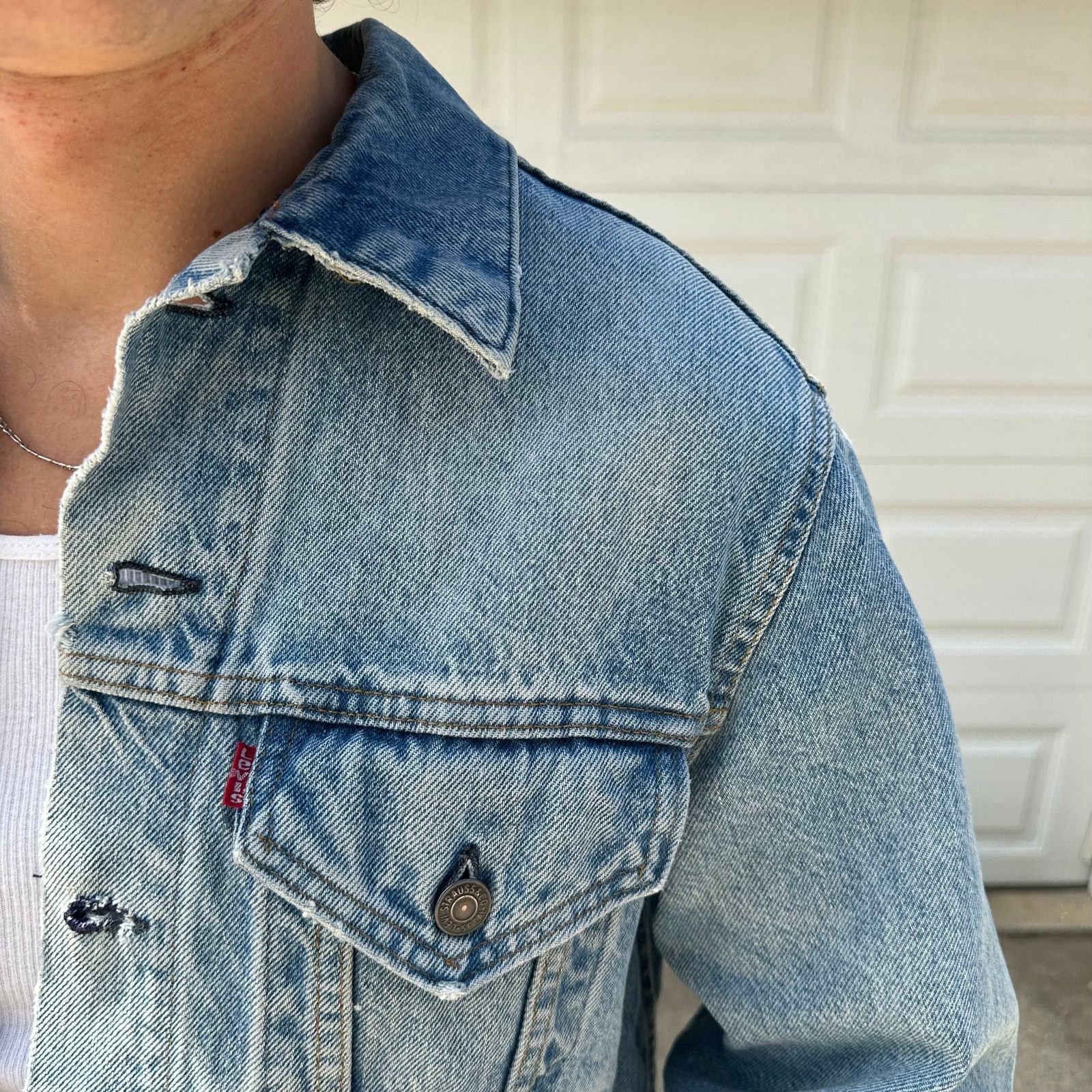 Levi's Vintage Mid-80s Men's Levi's Denim Trucker Jacket Size US M / EU 48-50 / 2 - 3 Thumbnail