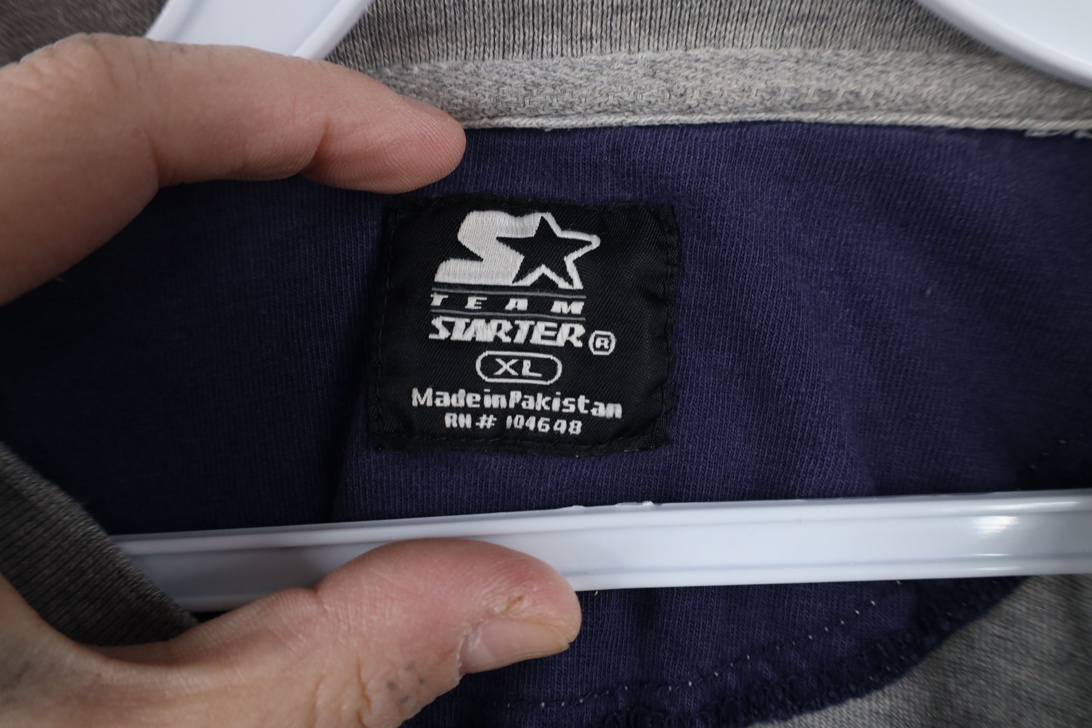 Starter × Vintage Vintage 90s Starter University of Michigan Long T-Shirt Size US XL / EU 56 / 4 - 11 Thumbnail