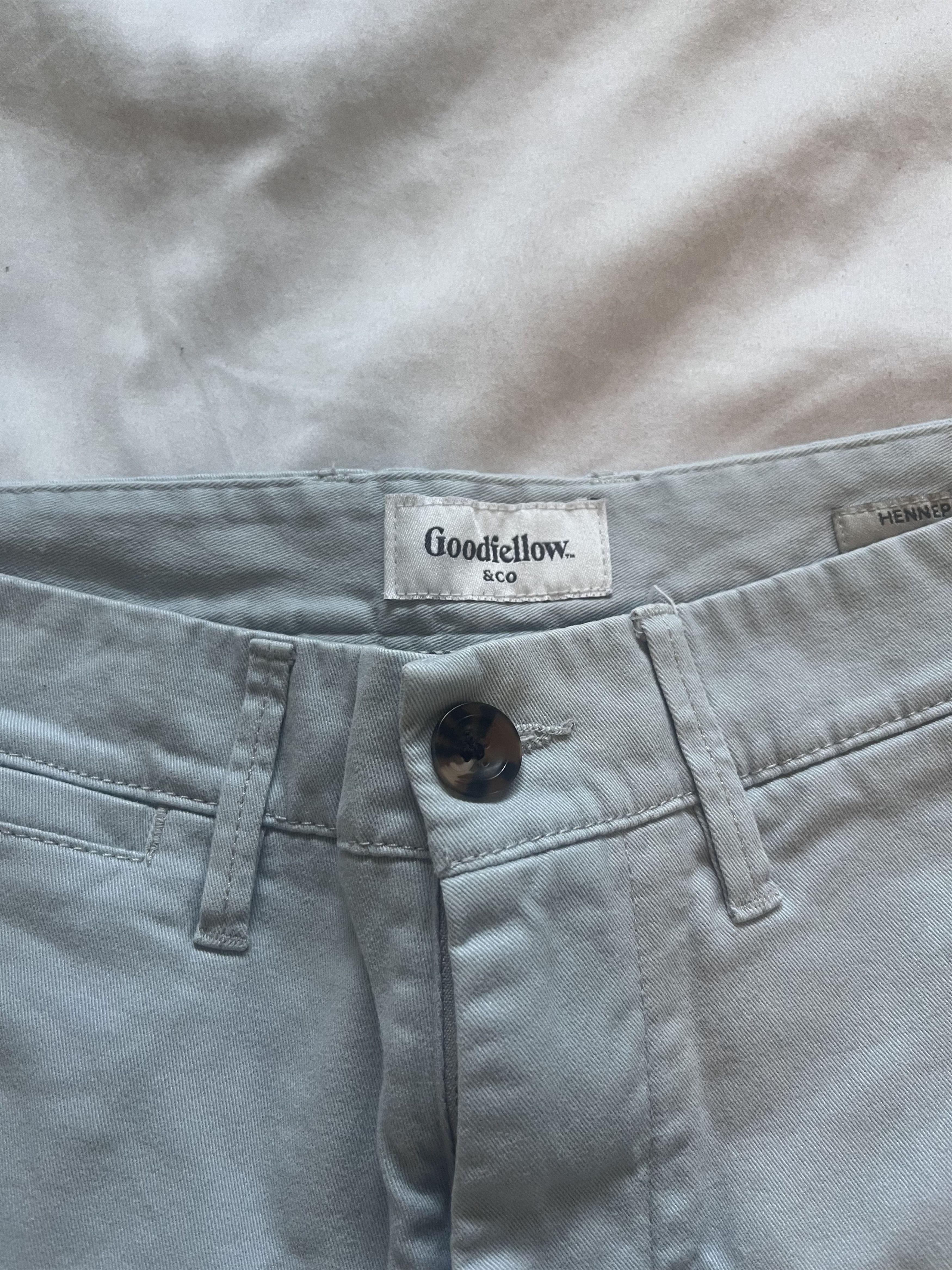 Other Goodfellow & Co. Turquoise Hennepin Chino 28W x 30 L Size US 28 / EU 44 - 2 Thumbnail