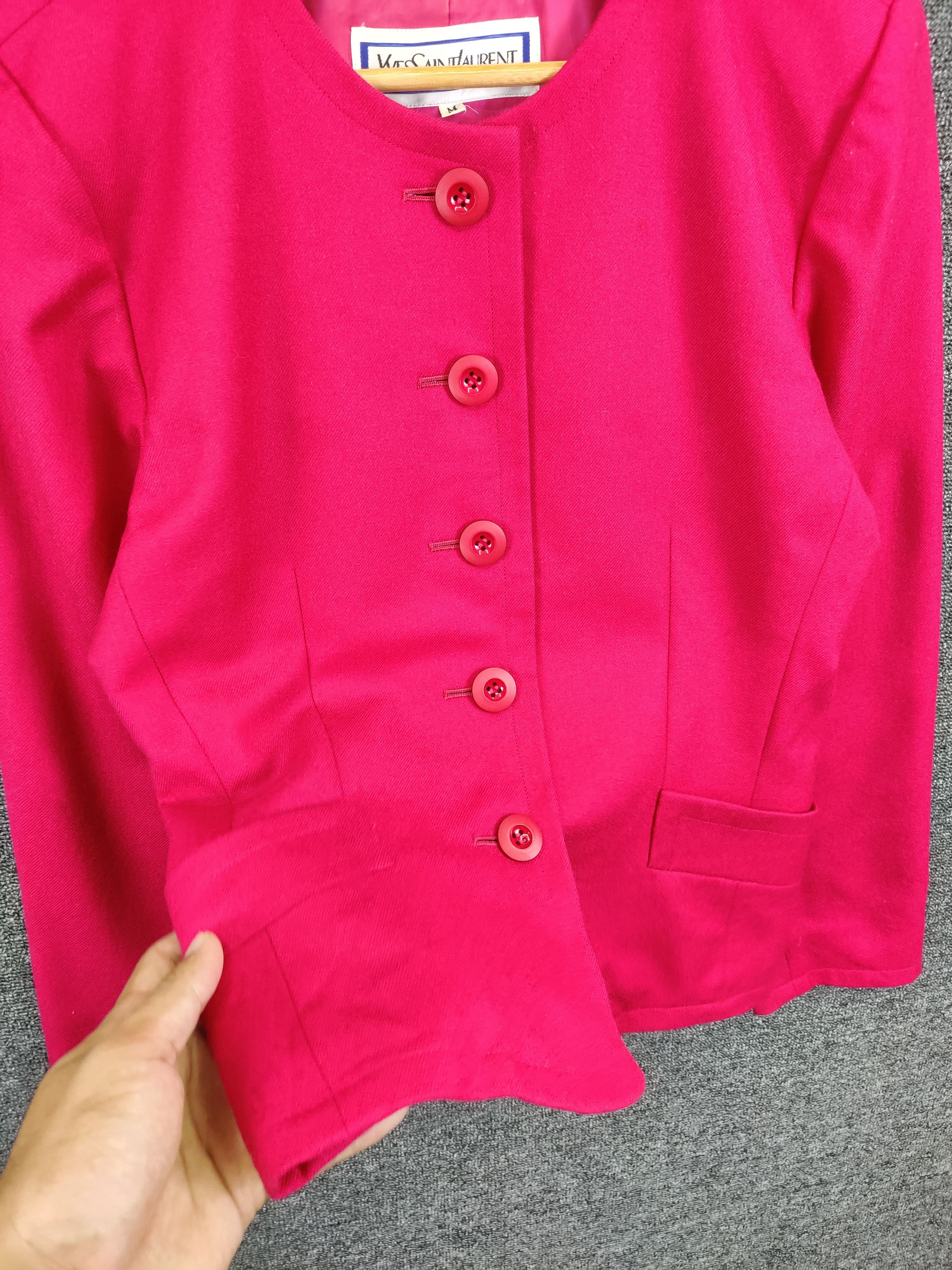 Yves Saint Laurent Vintage Yves Saint Laurent Wool Button Ups Coat Size US M / EU 48-50 / 2 - 4 Thumbnail