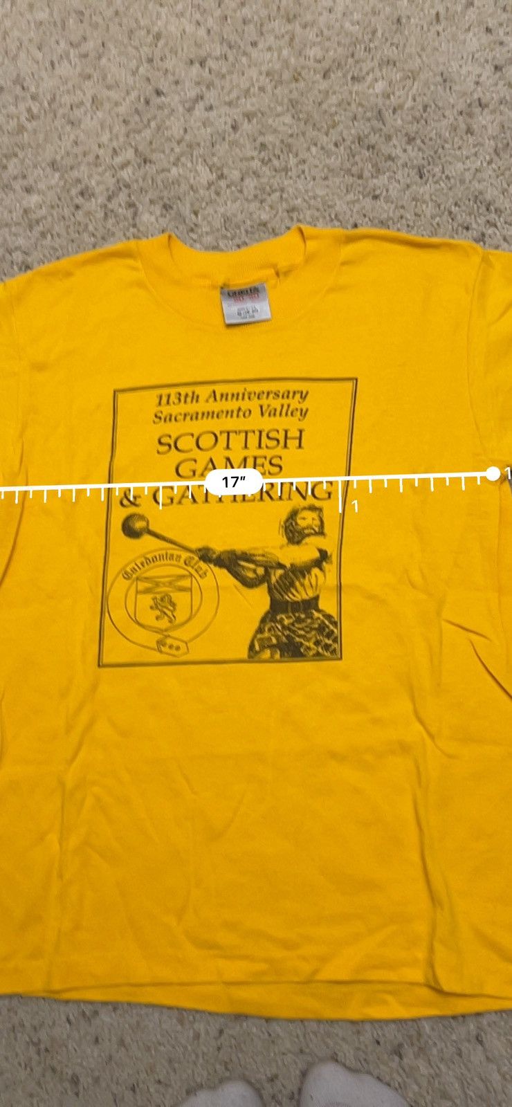 Vintage 1989 single stitch Sacramento Scottish Games & Gathering Size US M / EU 48-50 / 2 - 4 Thumbnail