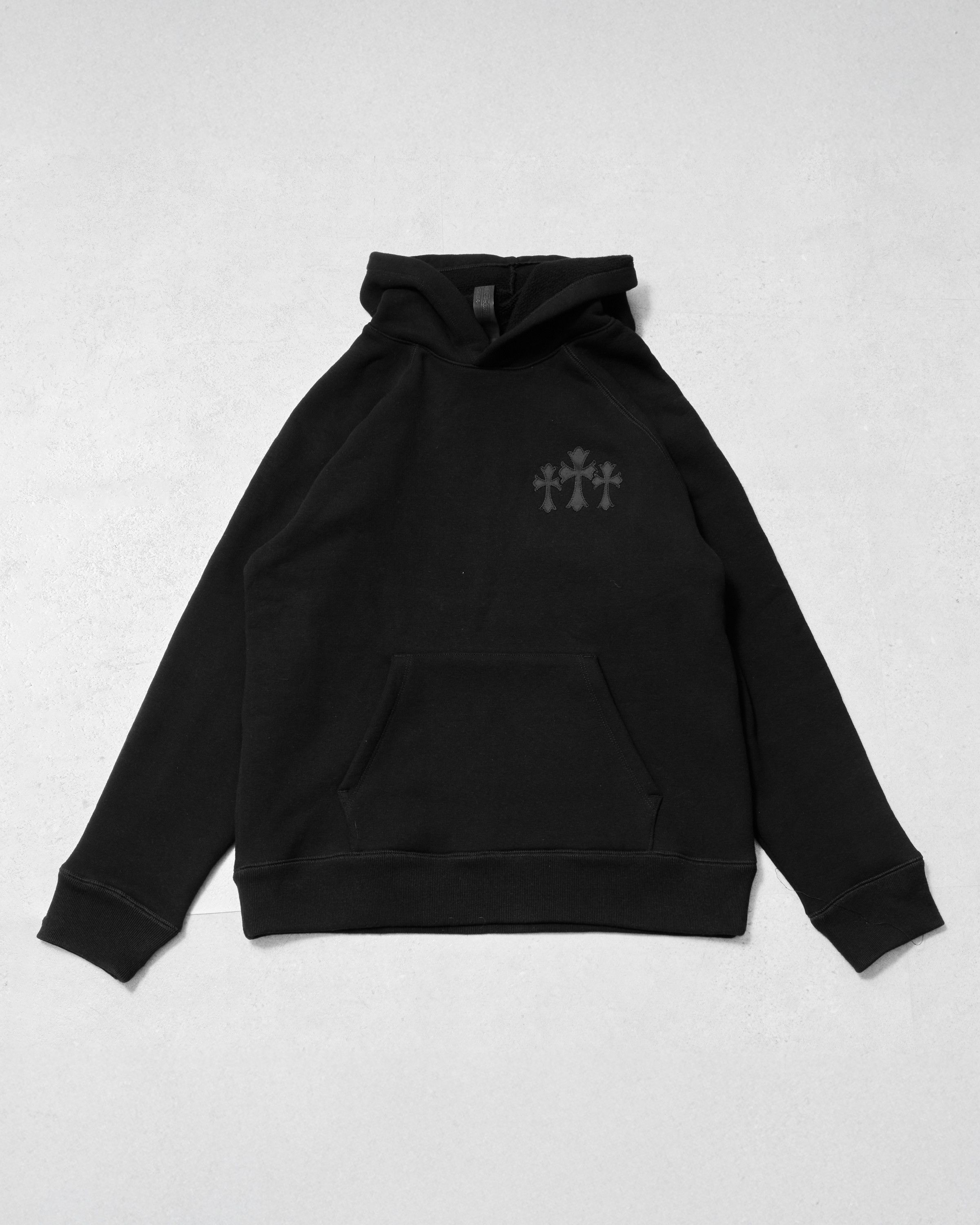 Chrome Hearts CHROME HEARTS Blind Spot Navy Tripple Cross Hoodie BLACK Size US M / EU 48-50 / 2 - 3 Thumbnail