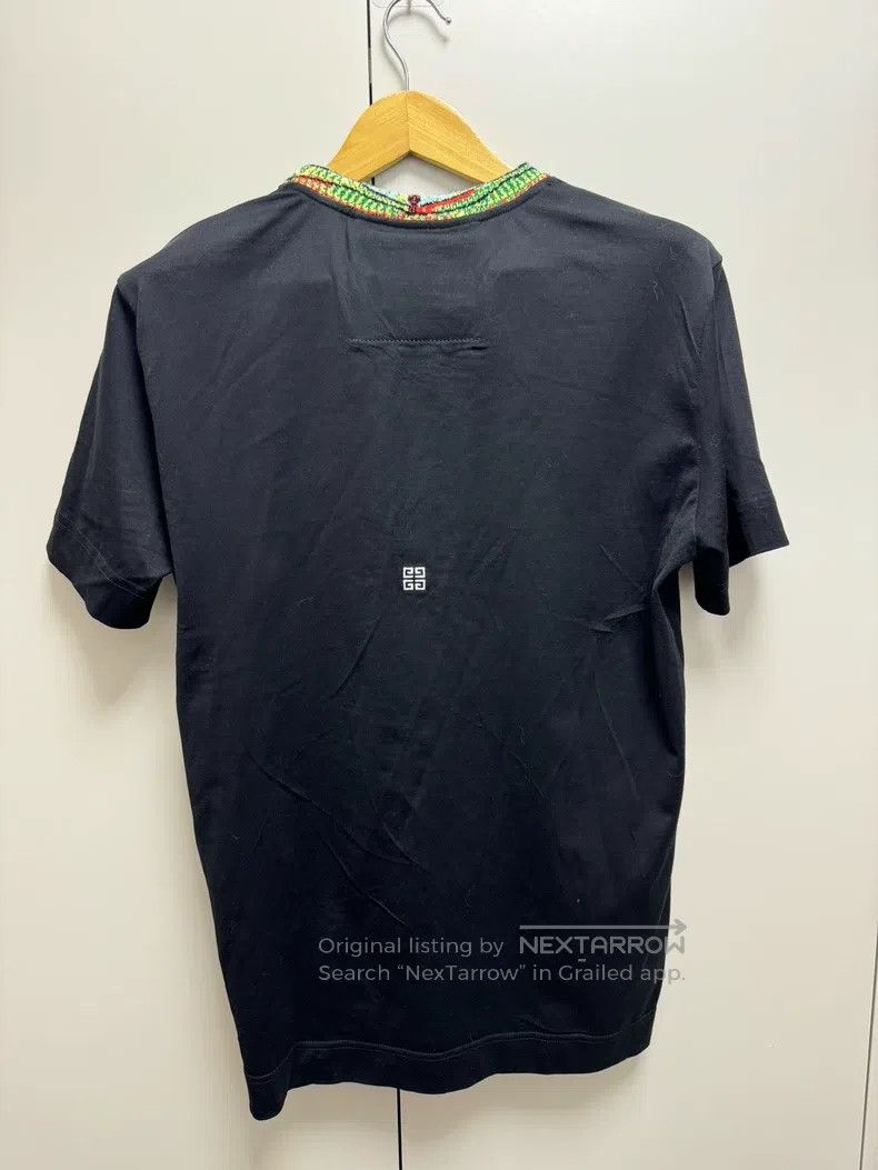 Givenchy Givenchy Knitted Collar Logo Printed Solid Short Sleeve Size US L / EU 52-54 / 3 - 2 Thumbnail