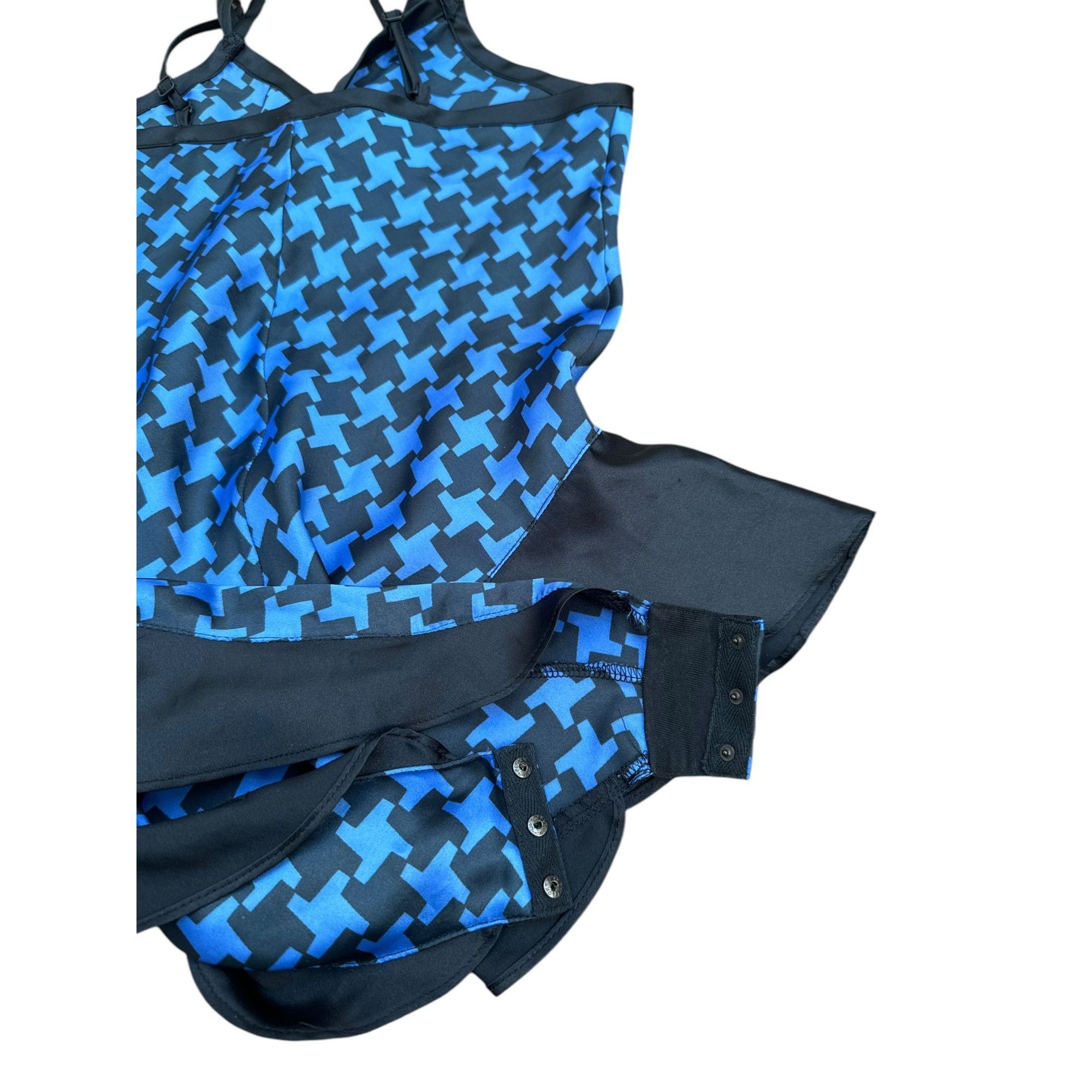 Yves Saint Laurent Electric Blue Bodysuit Swimsuit Size S / US 4 / IT 40 - 5 Thumbnail