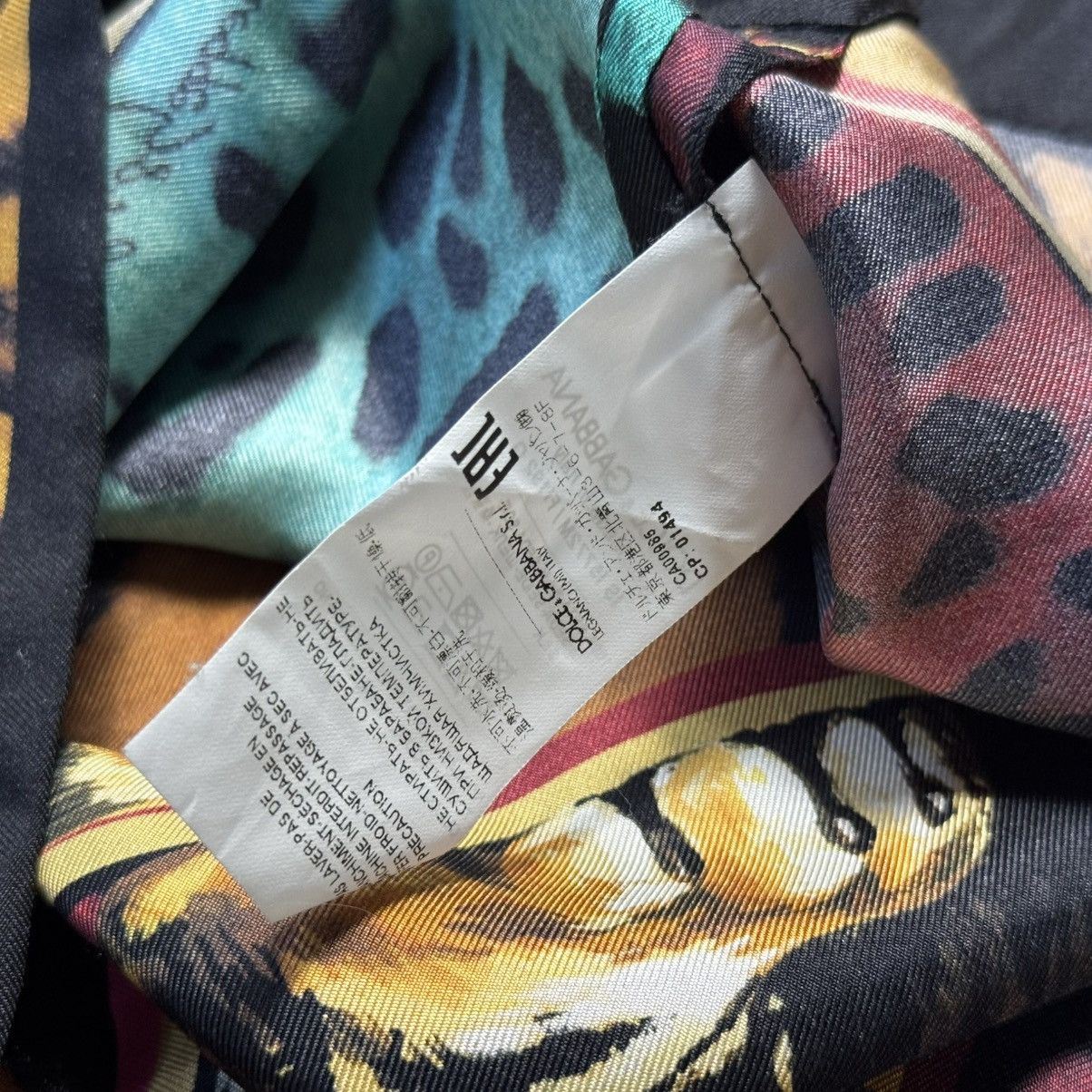 Dolce & Gabbana Dolce&Gabbana Tiger Leopard Color Block Shirts Size US M / EU 48-50 / 2 - 8 Thumbnail