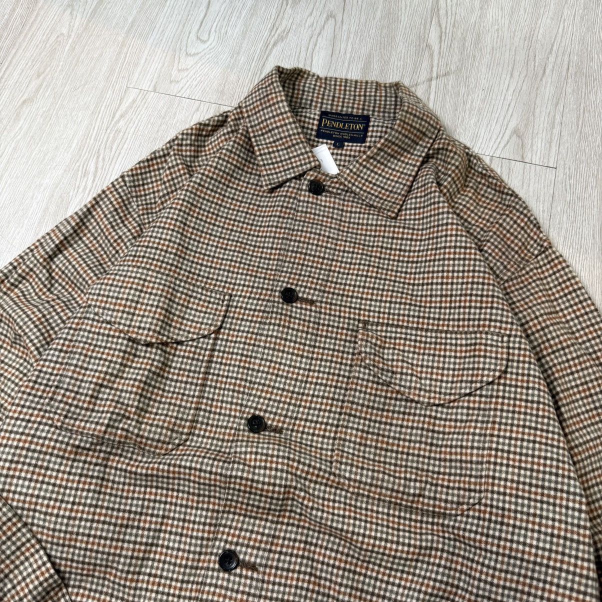 Pendleton PENDLETON woolen mills plaid flannel shirt Size US XL / EU 56 / 4 - 3 Thumbnail