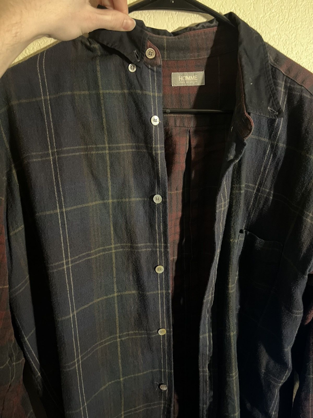 90s Comme des Garçons Homme flannel