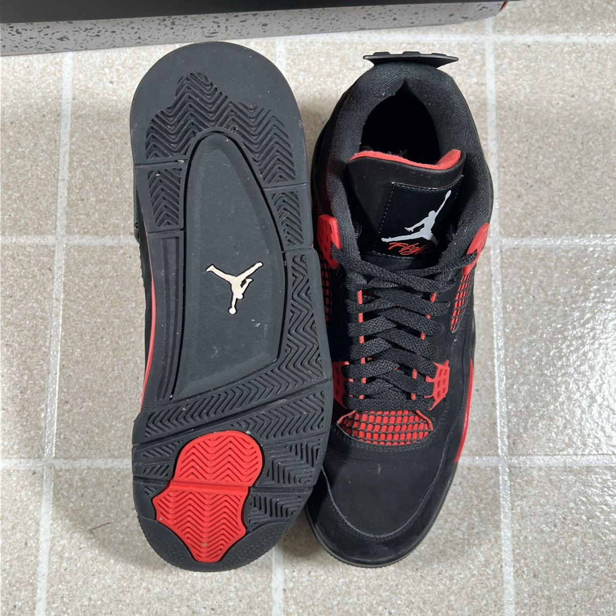 Jordan Brand Size 12 - Air Jordan 4 Retro Mid Red Thunder (CT8527-016) Size US 12 / EU 45 - 5 Thumbnail