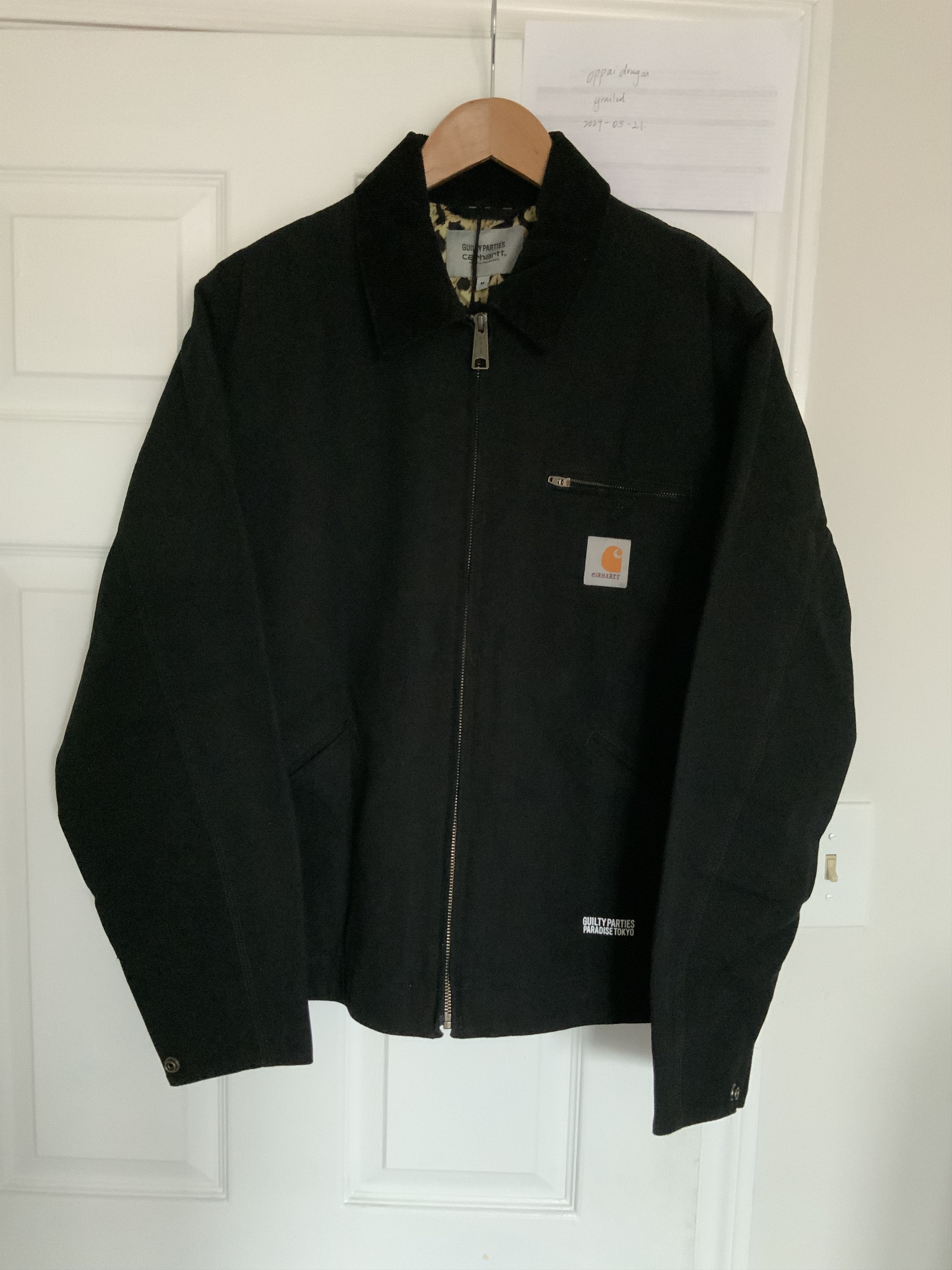 Wacko Maria Carhartt WIP x Wacko Maria OG Detroit Jacket Black ...