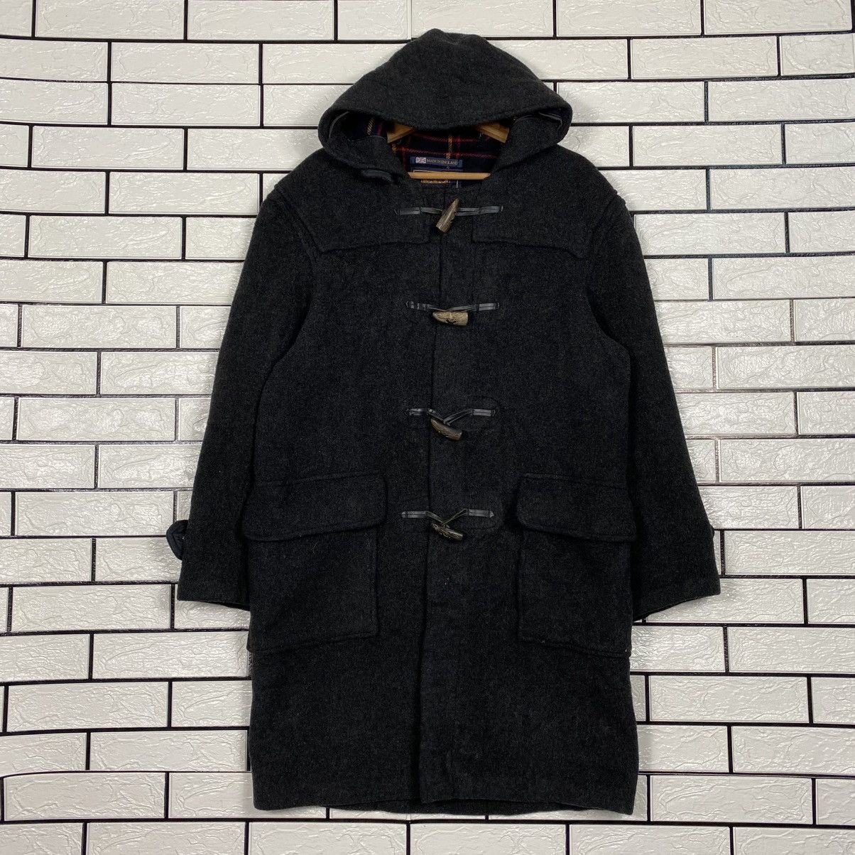 Gloverall 📌Vintage Wool Duffle Jacket Gloverall Made in England Tartan Size US M / EU 48-50 / 2 - 2 Thumbnail