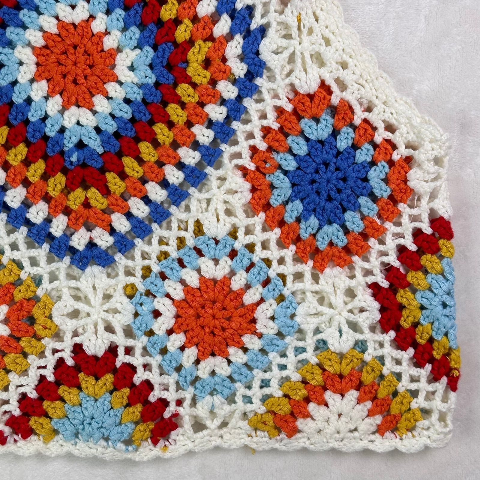 Other ALTAR’D STATE Sinead Granny Crochet Boho Grandma Crop Top Size L / US 10 / IT 46 - 6 Thumbnail