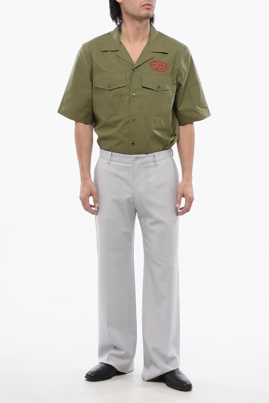 Dolce & Gabbana og1mm0825 4-Pocketed Stretch Wool Pant in Grey Size US 34 / EU 50 - 4 Thumbnail