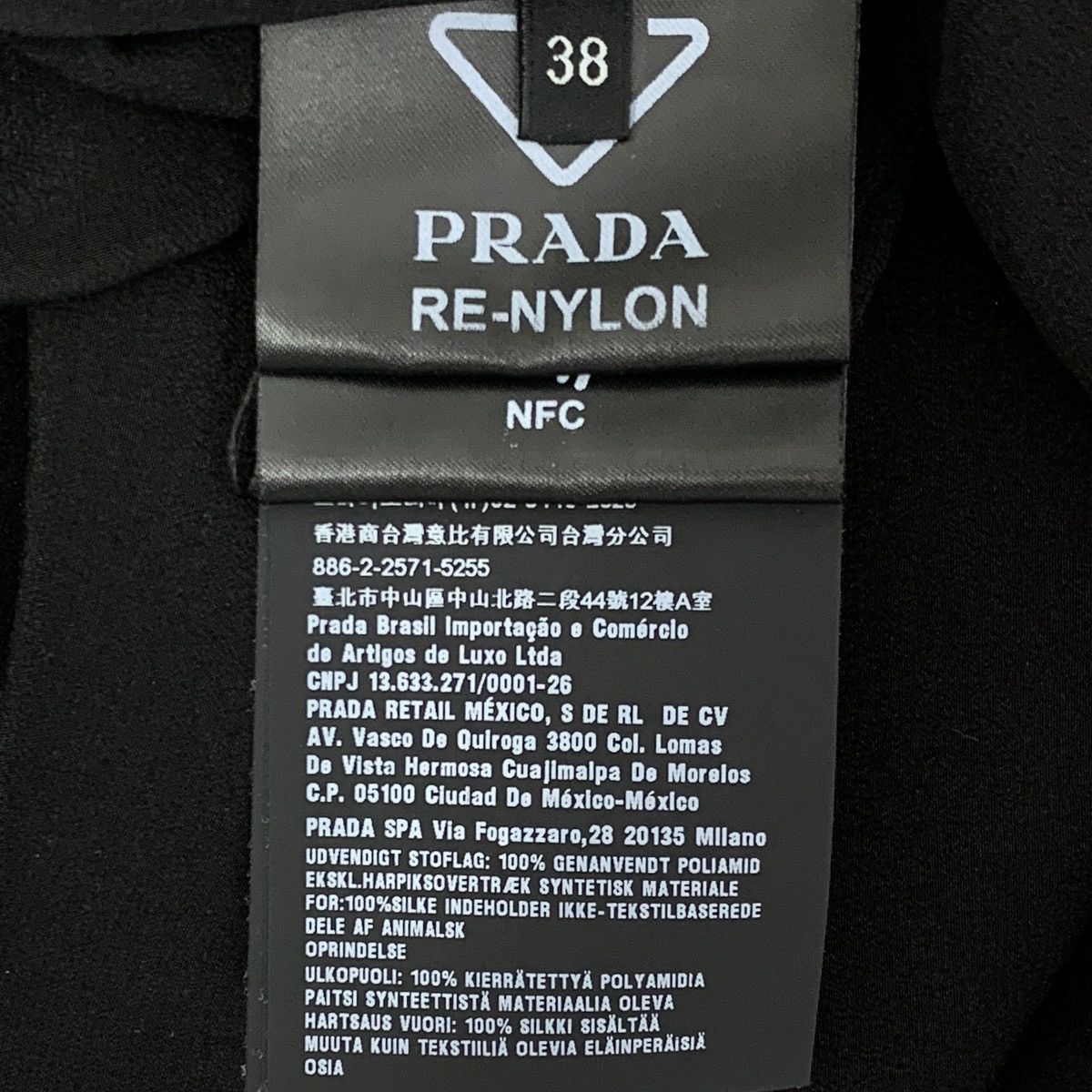 Prada Prada Triangle Logo V-neck Sleeveless Nylon Slip Dress K26WX Size M / US 6-8 / IT 42-44 - 8 Thumbnail