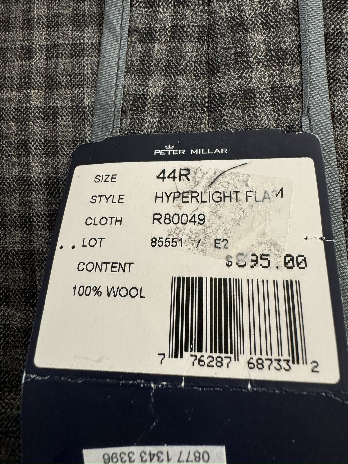 Peter Millar PETER MILAR NWT Deconstructed Wool Sport Coat Size 44 R $895 Size 44R - 8 Thumbnail