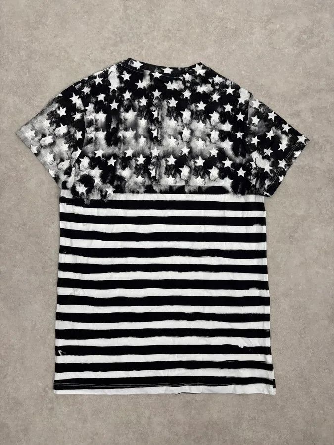 Balmain SS2018 Balmain Black White Star T-Shirt Size US S / EU 44-46 / 1 - 6 Thumbnail