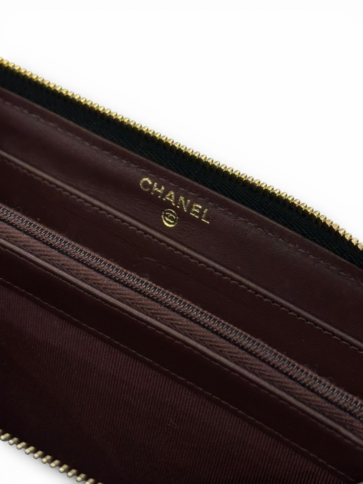 Chanel CHANEL Matelasse Long Wallet Caviar Leather Black Gold Size ONE SIZE - 9 Thumbnail
