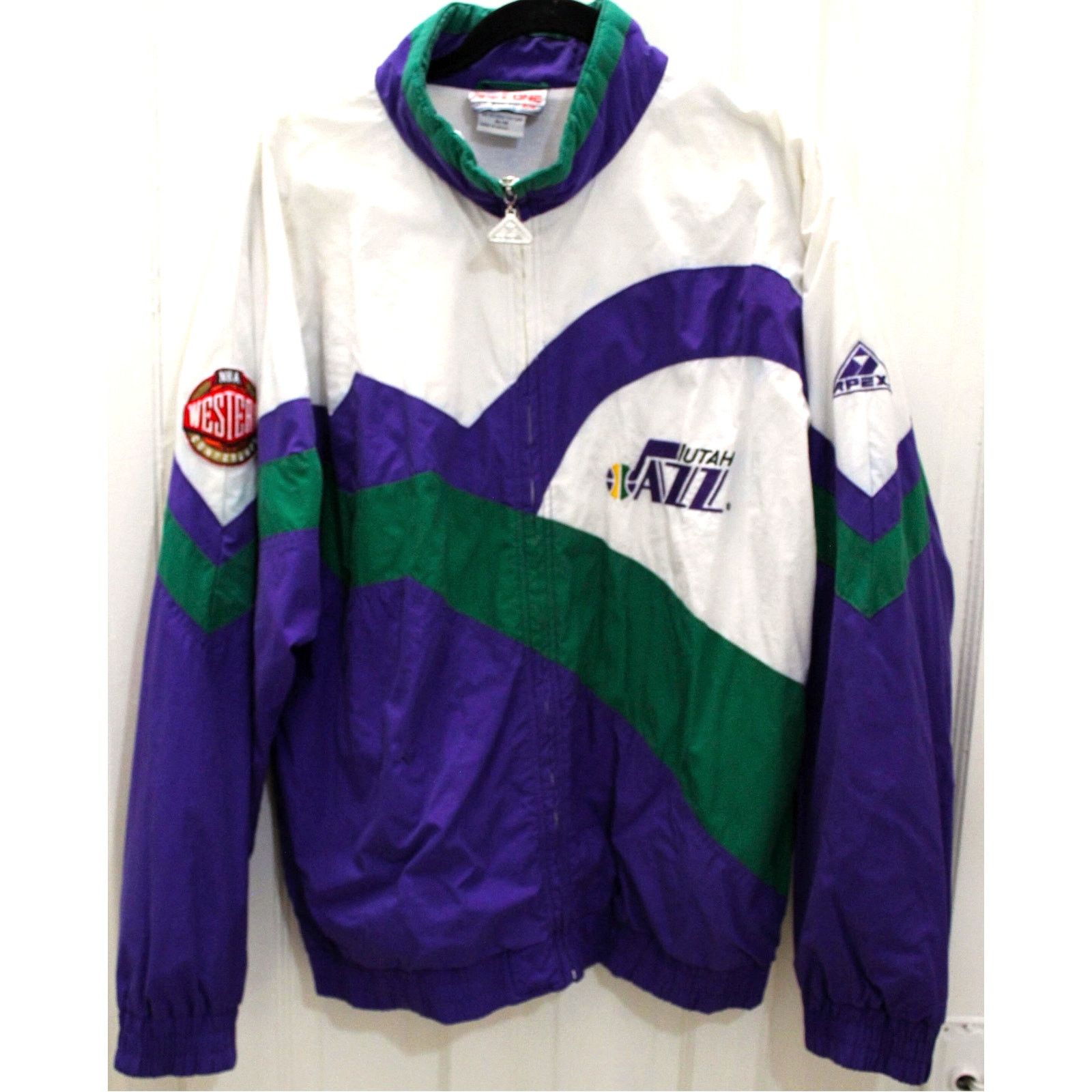 NBA × Starter Utah Jazz 90s APEX windbreaker jacket M purple NBA vintage Size US M / EU 48-50 / 2 - 5 Thumbnail