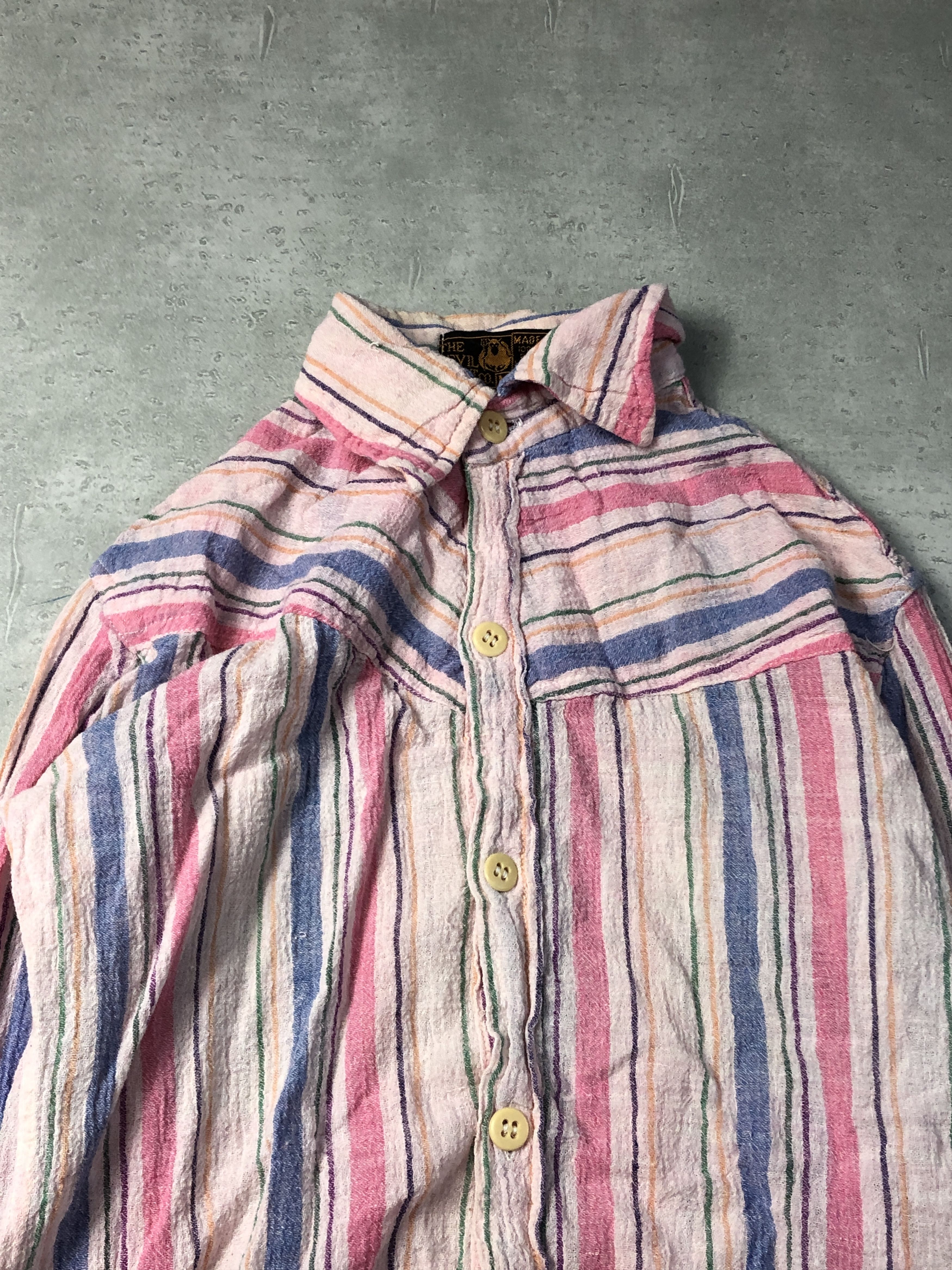 Vintage Vintage stripe shirt 11-6-69 80 Size US M / EU 48-50 / 2 - 4 Thumbnail