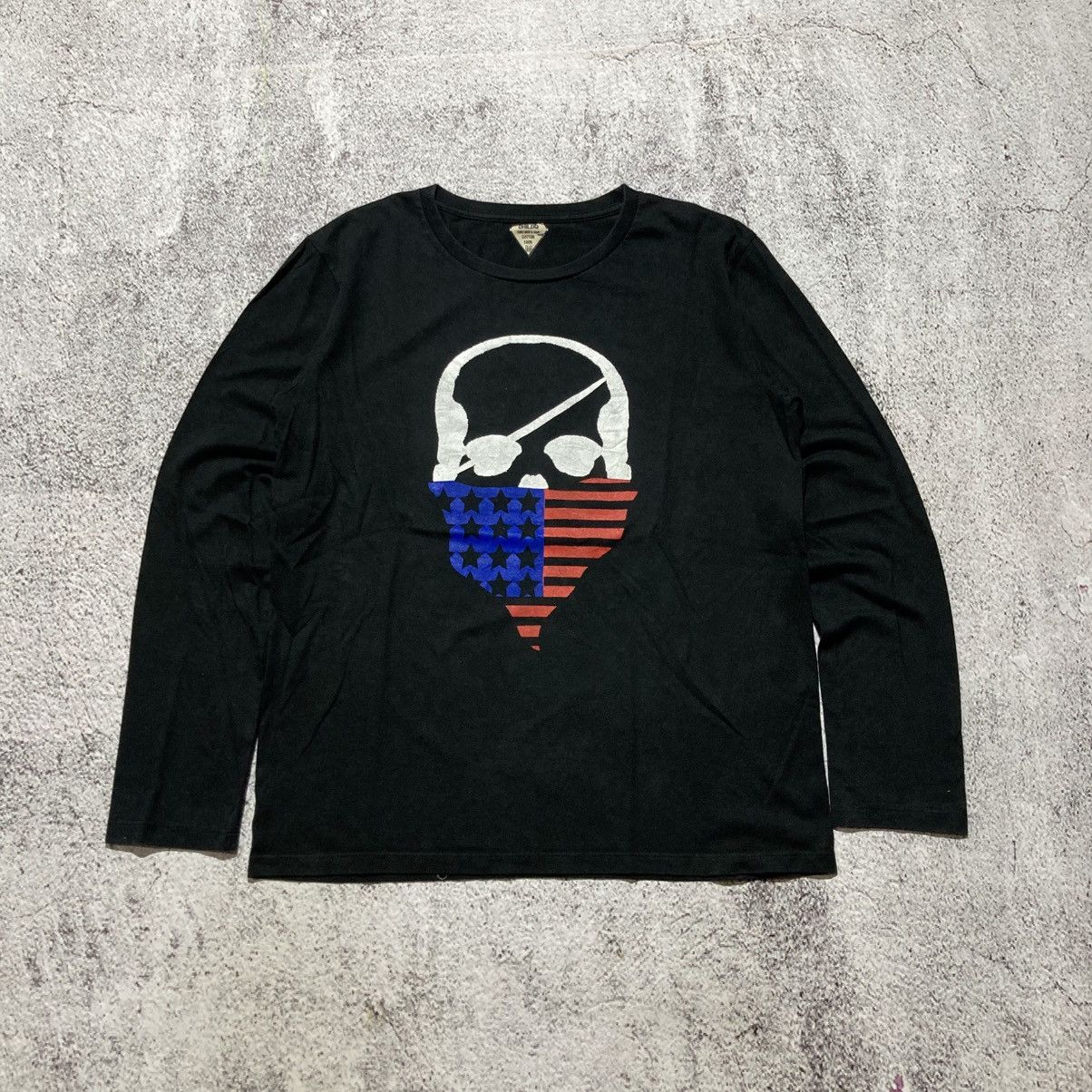 Japanese Brand 🇯🇵2000s Childq Skull Punk Big Logo Longslevee Grunge Gothic Size US M / EU 48-50 / 2 - 1 Thumbnail