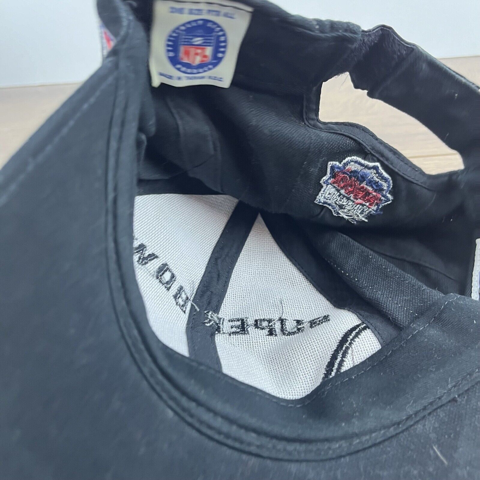 Other Vintage St. Louis Rams Hat Black Super Bowl Hat Adjustable H Size ONE SIZE - 15 Thumbnail