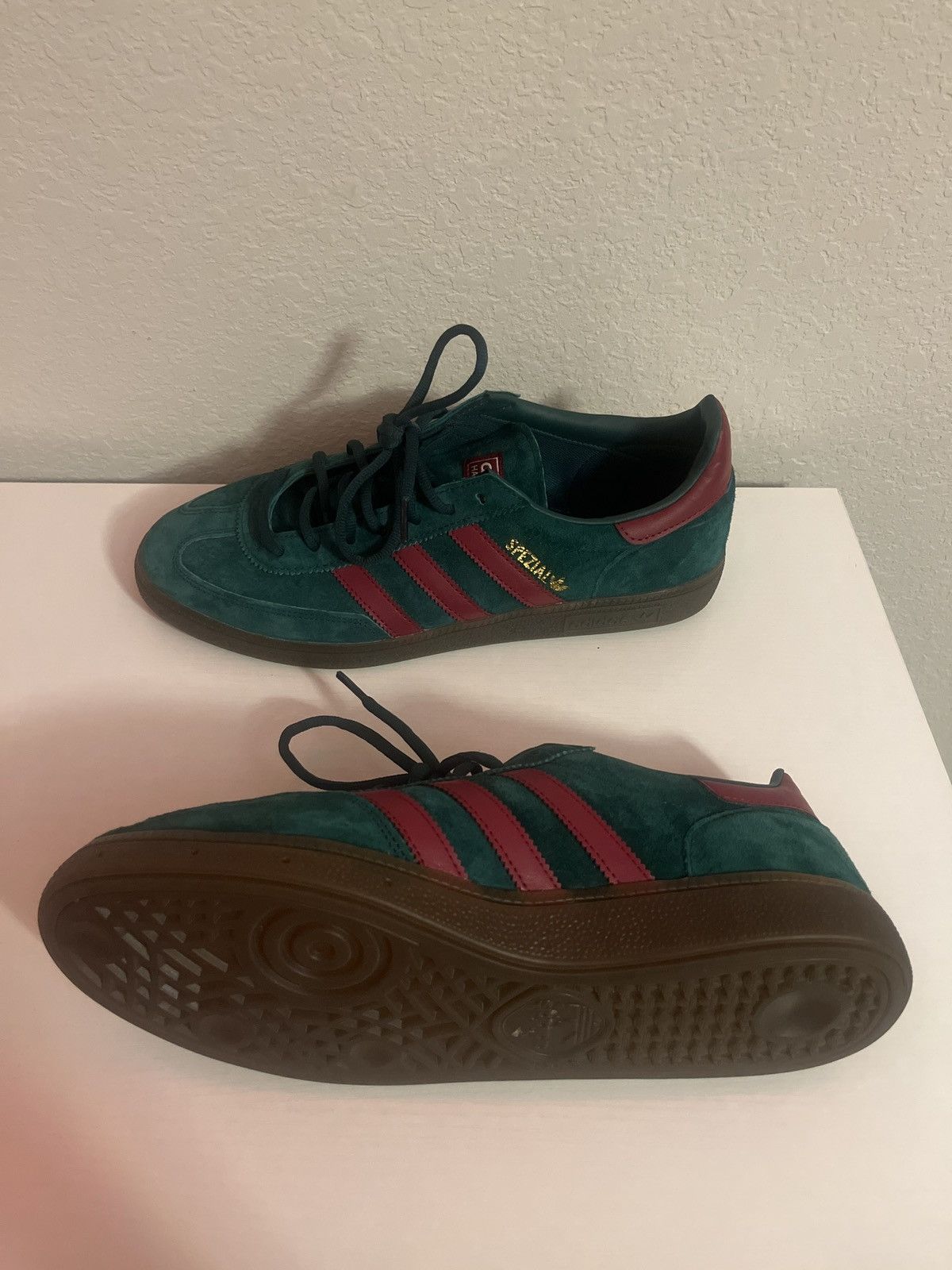 Adidas Adidas Handball Spezial Collegiate Green Maroon Size 10.5 Size US 10.5 / EU 43-44 - 6 Thumbnail