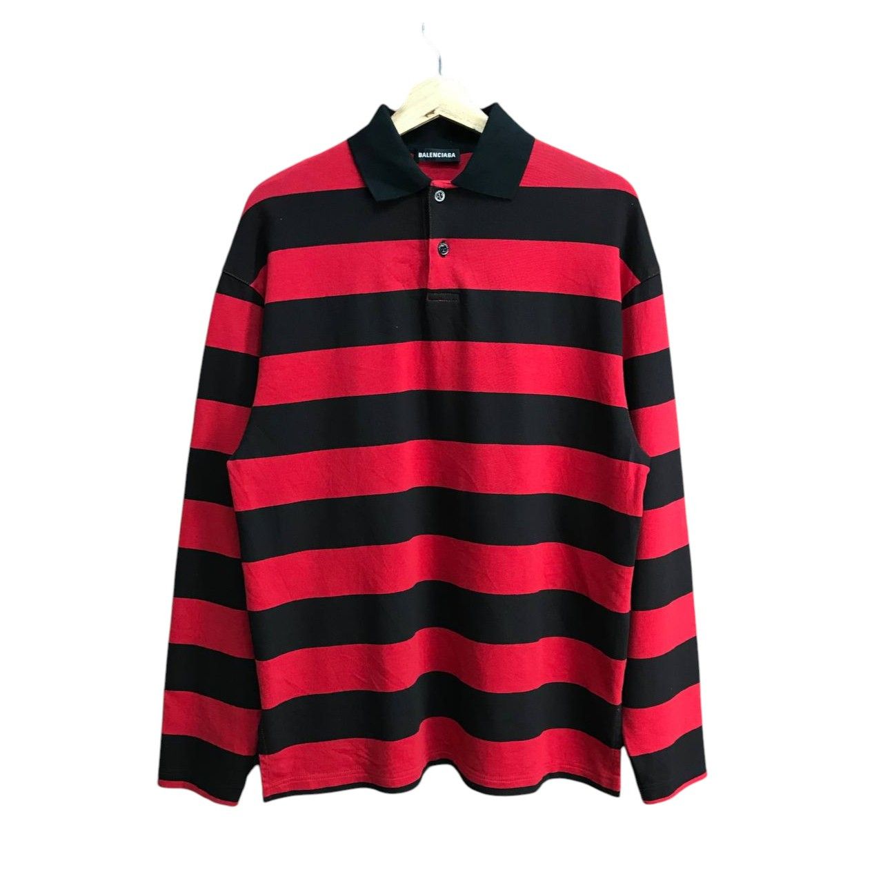 Balenciaga BALENCIAGA STRIPED RUGBY POLO Size US XXS / EU 40 - 3 Thumbnail