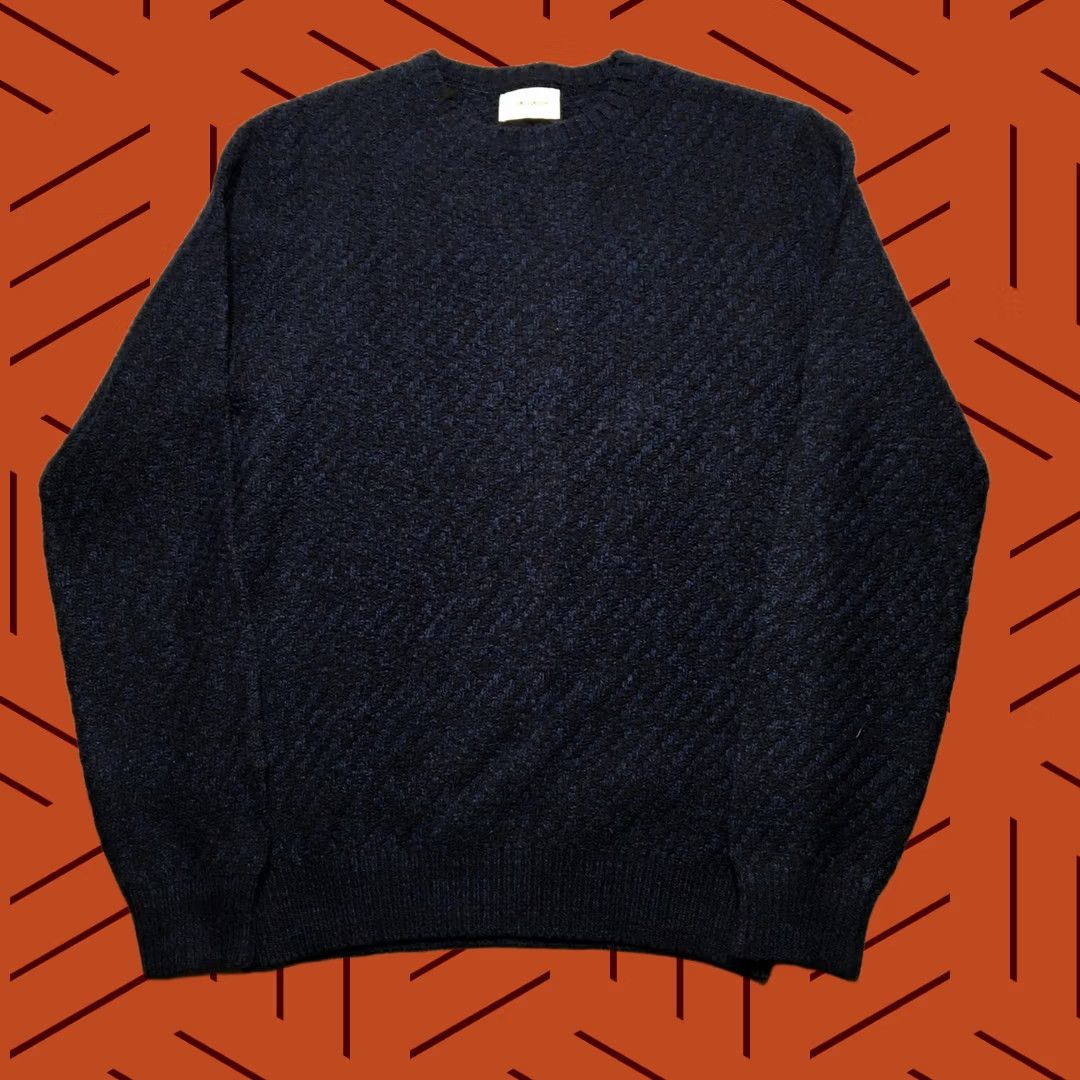 Oliver Spencer Oliver Spencer Sweater Mens Medium Blue Wool Crew Neck Pullover Solid Knit Shirt Mens Medium Blue Wool Crew Neck Oliver Spencer Sweater Size US M / EU 48-50 / 2 - 1 Thumbnail
