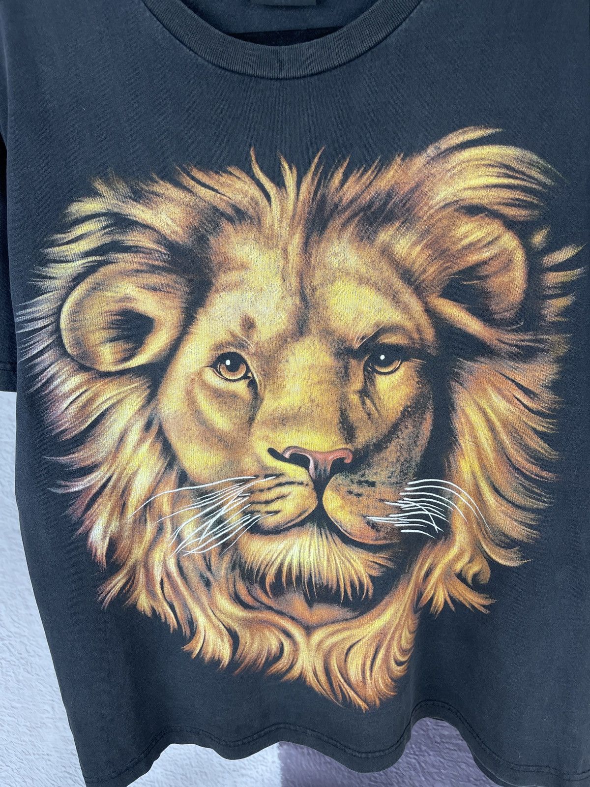 Vintage Thunder Lion 🦁 animal double side vintage tee shirt Size US L / EU 52-54 / 3 - 4 Thumbnail