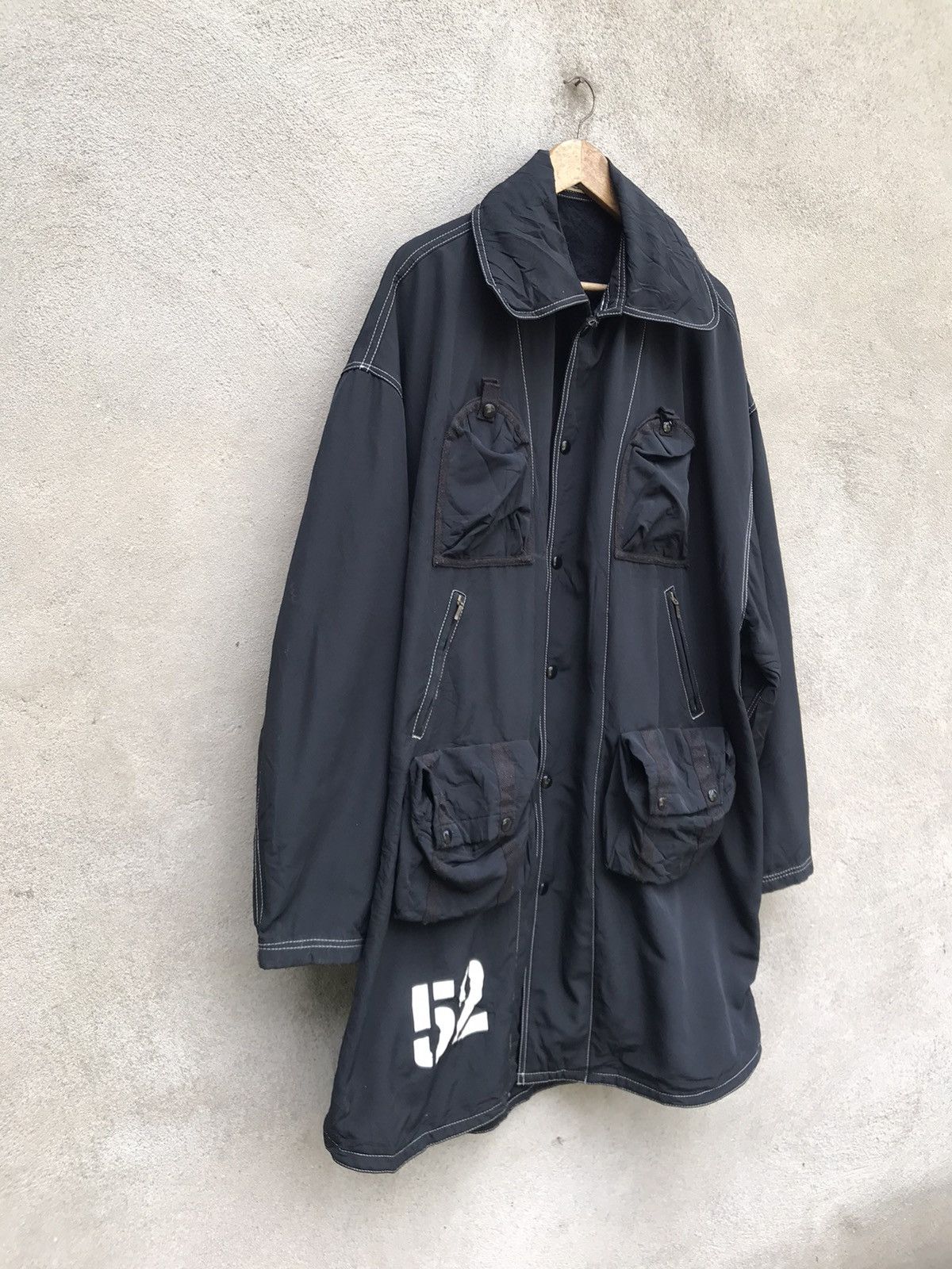 Japanese Brand RARE ACHIEVE KANSAI YAMAMOTO BONDAGE PARACHUTE JCK OVERSIZED Size US L / EU 52-54 / 3 - 3 Thumbnail