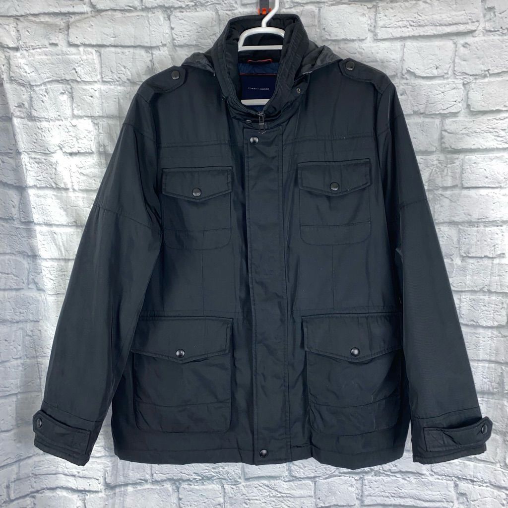 Tommy Hilfiger Tommy Hilfiger hard shell winter coat w/quilted lining black Size US XXL / EU 58 / 5 - 1 Thumbnail