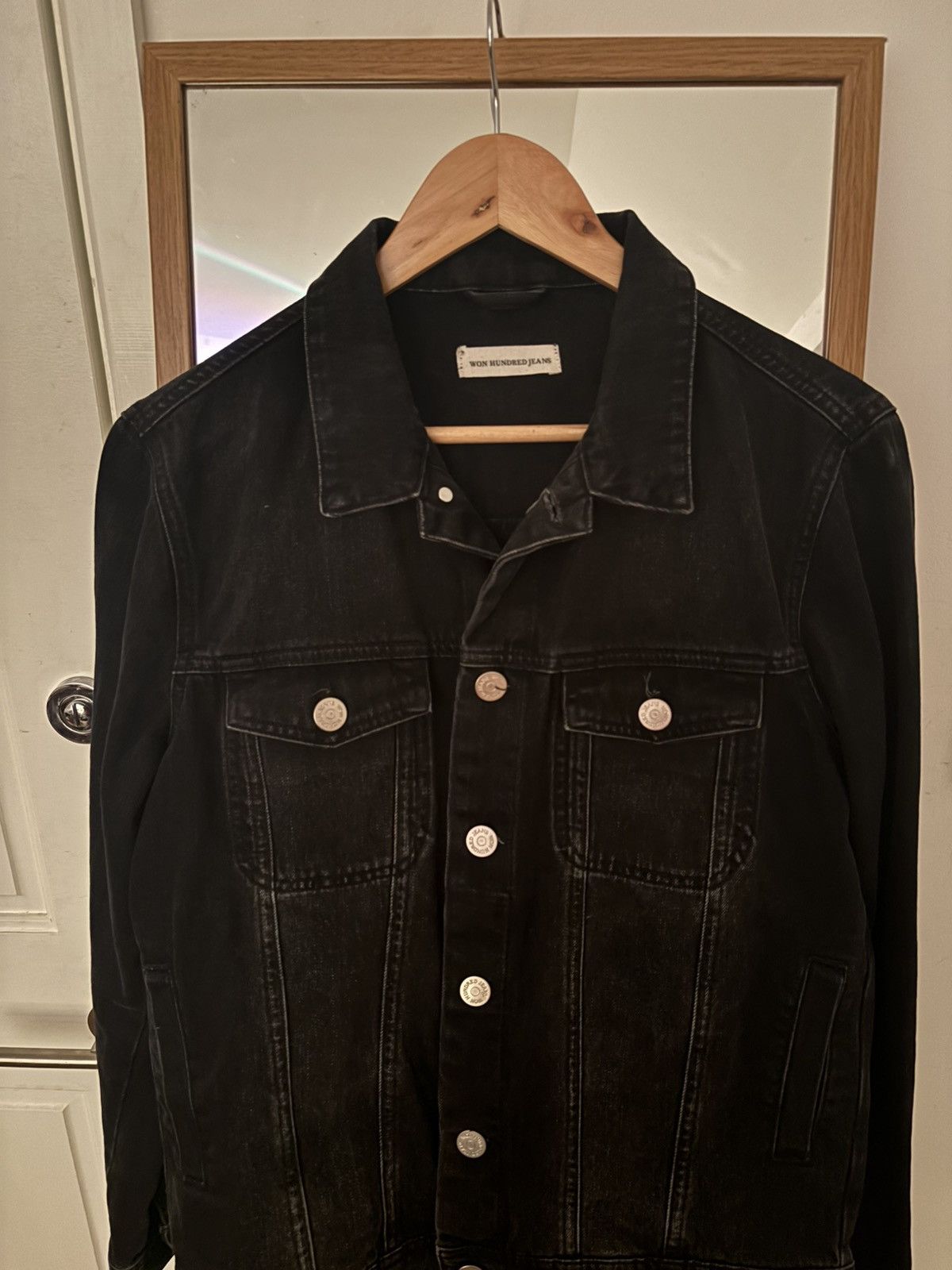 Won Hundred Black Won Hundred Jean Jacket Size US M / EU 48-50 / 2 - 1 Thumbnail