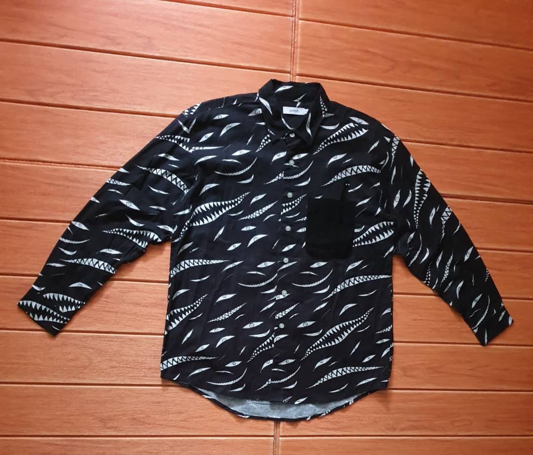 Japanese Brand 💥Hiromu Arakawa monogram Japanese harajuku shirt Size US M / EU 48-50 / 2 - 5 Thumbnail