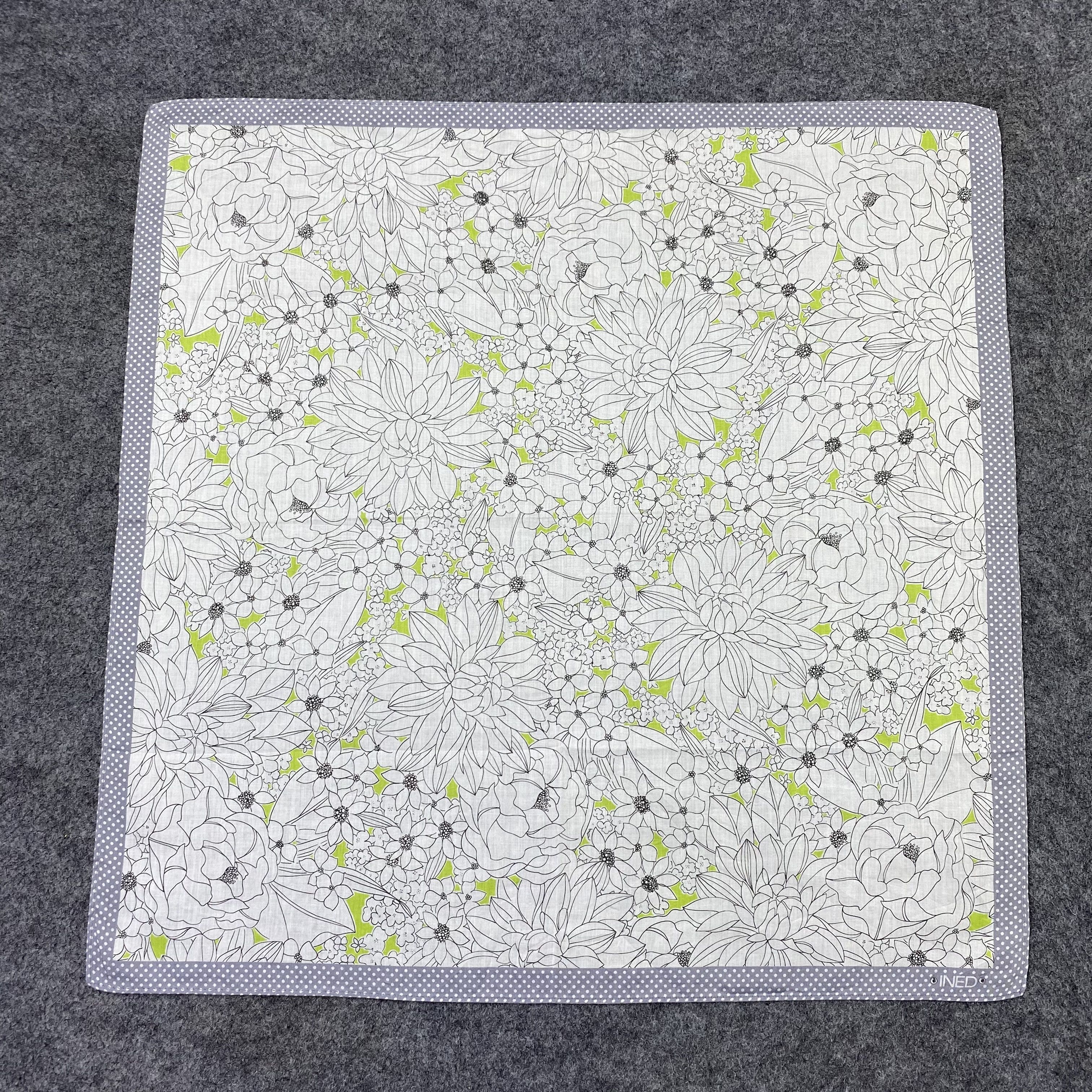 Yohji Yamamoto Ined Handkerchief / Bandana / NeckerchieB2243 Size ONE SIZE - 3 Thumbnail