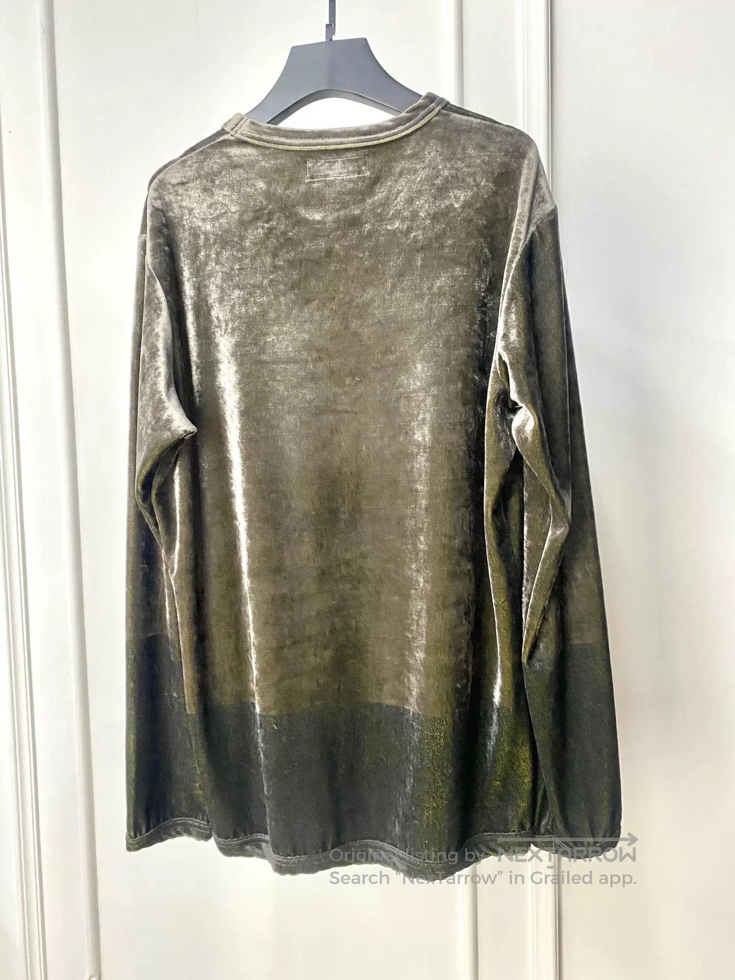 Yohji Yamamoto yohji yamamoto velvet long sleeve top. Size M / US 6-8 / IT 42-44 - 3 Thumbnail