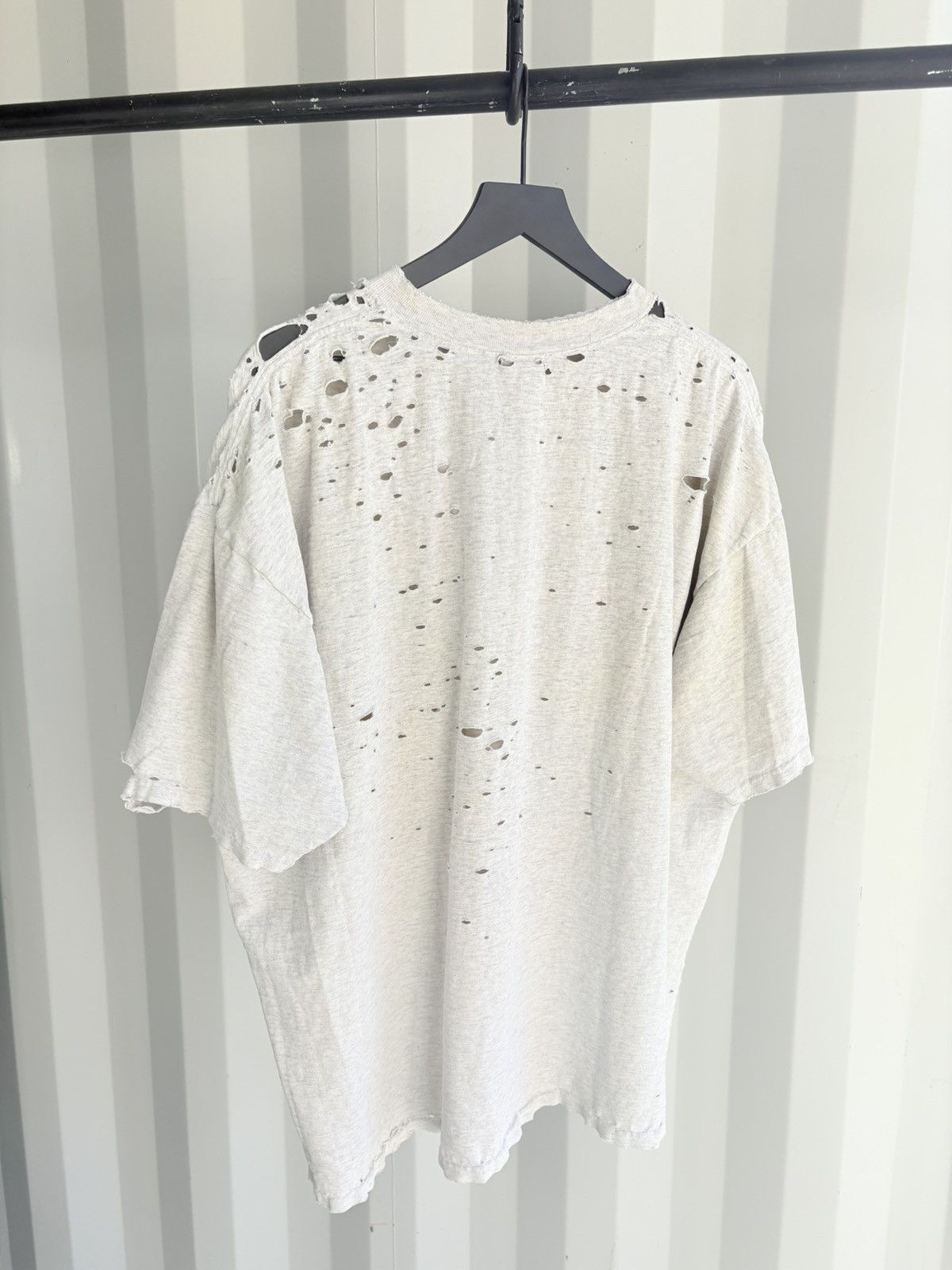 Vintage Thrashed Sun Faded Distressed Shirt ERD GRUNGE Band Size US XXL / EU 58 / 5 - 2 Thumbnail