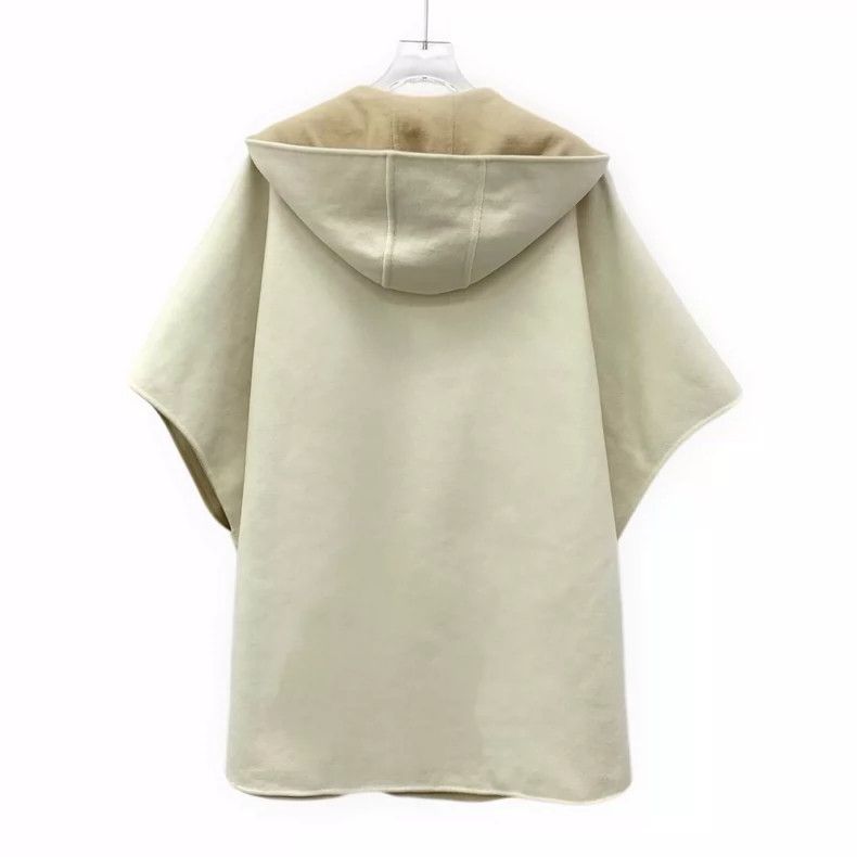 Loro Piana Loro Piana Brown cashmere hooded double-sided cloak coat 25 Size S / US 4 / IT 40 - 4 Thumbnail