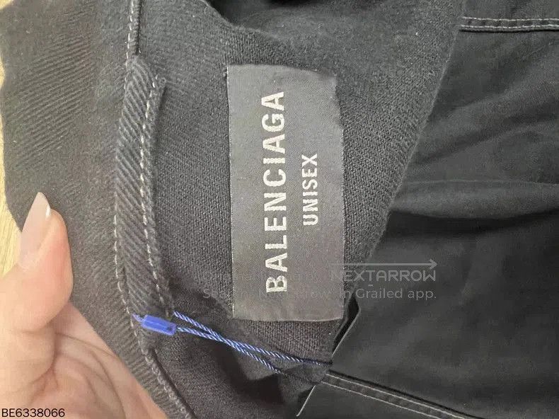 Balenciaga Balenciaga Logo Denim Jacket 3. Size US L / EU 52-54 / 3 - 4 Thumbnail