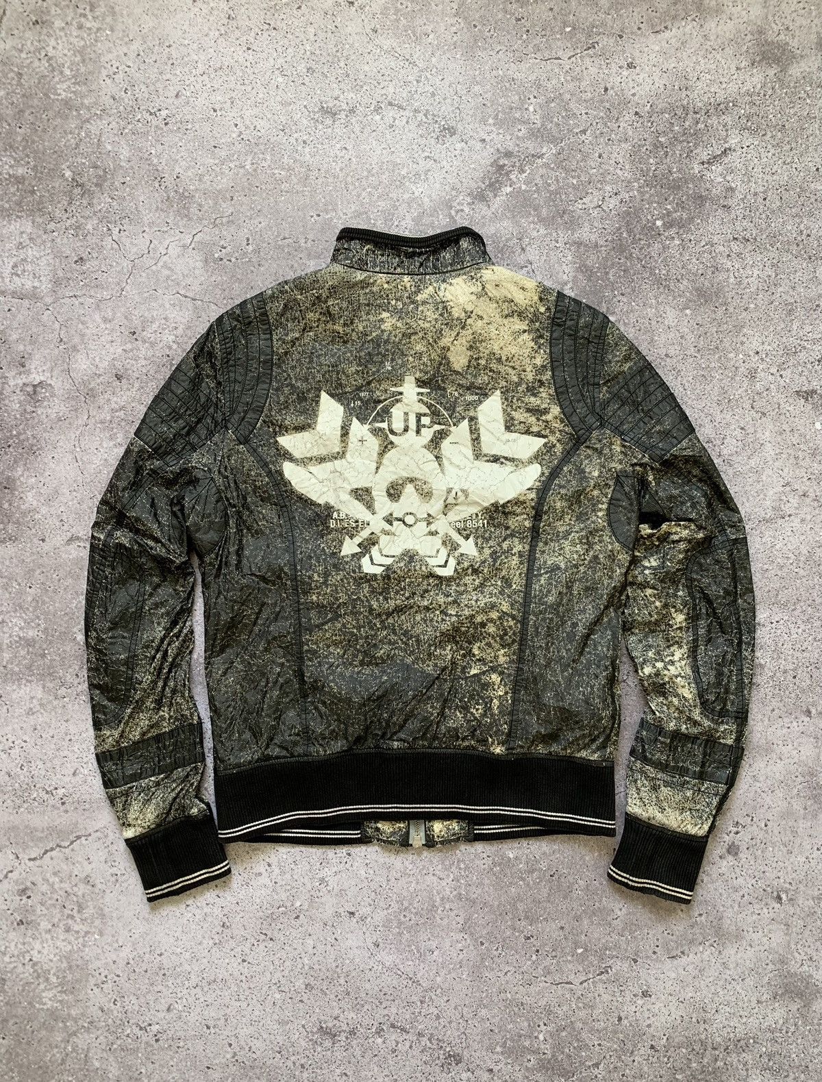 Diesel × Diesel Black Gold × Vintage Diesel Project 78 Garment Bomber jacket military Size US L / EU 52-54 / 3 - 1 Thumbnail