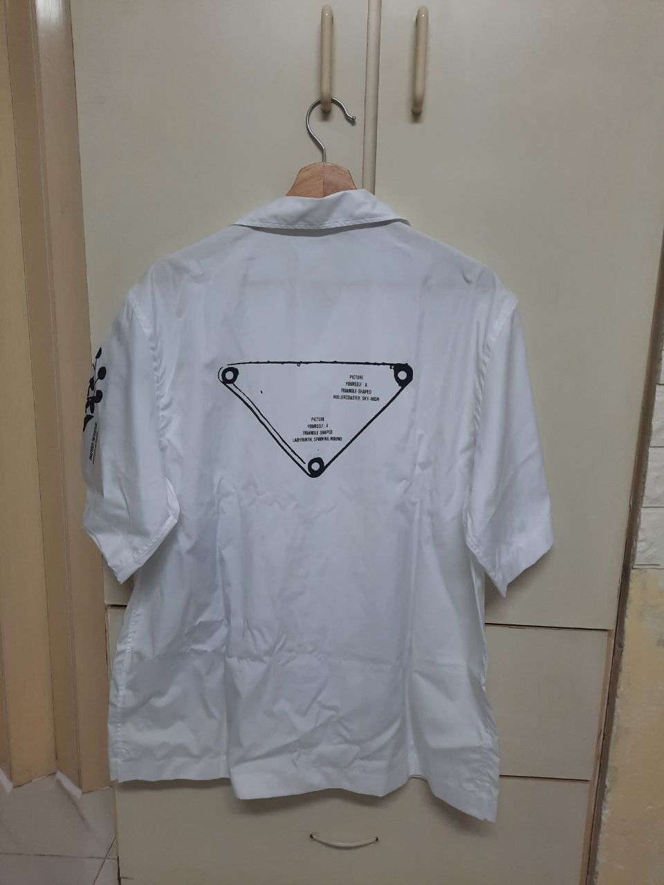 Prada *New* SS22 Floral Triangle Logo Bowling Shirt Size US L / EU 52-54 / 3 - 2 Thumbnail