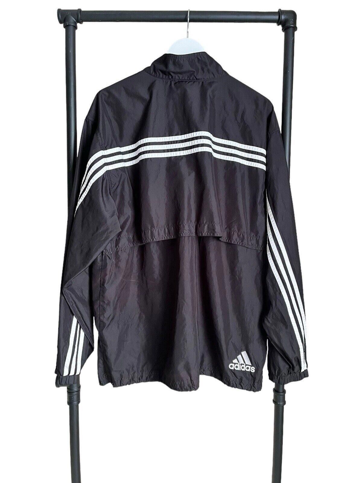 Adidas × Vintage Vintage 90s Adidas Pullover 3- Snap Windbreaker Jacket Large Size US L / EU 52-54 / 3 - 2 Thumbnail