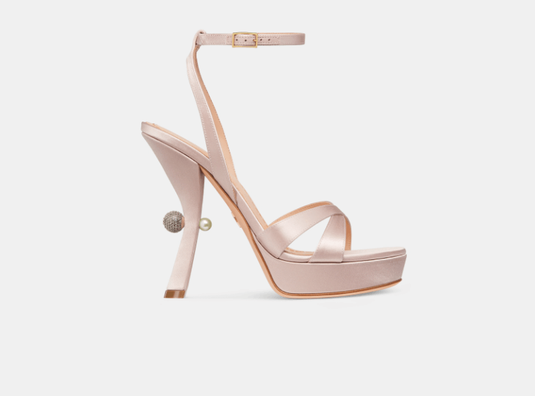 Dior o1w1db10426 KCO190 Tribales Heeled Sandals in Blush Size US 10 / IT 40 - 1 Thumbnail