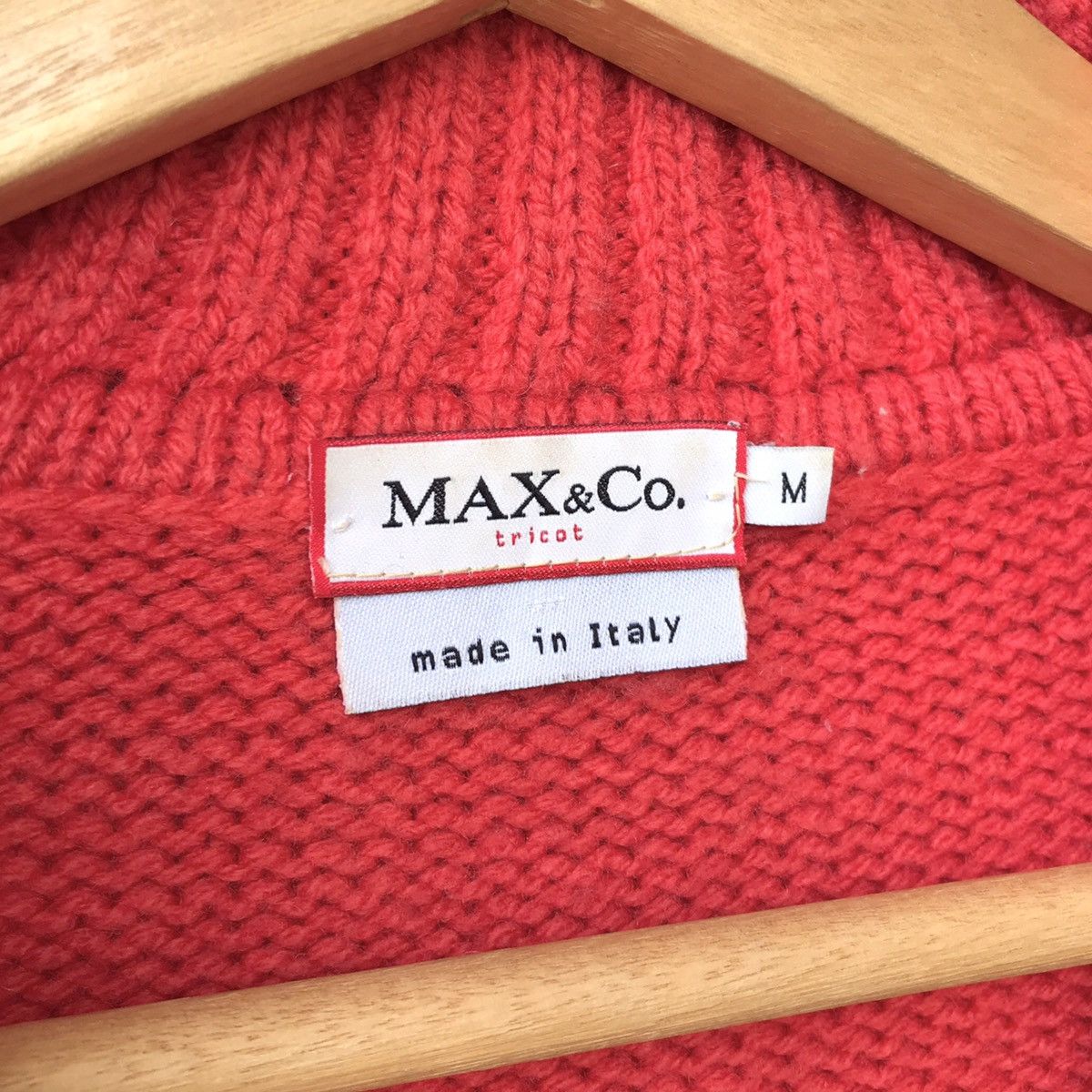 MAX&Co. × Max Mara Max & Co. Italy Designer Wide Neck Wool Crop Jumper Size M / US 6-8 / IT 42-44 - 7 Thumbnail