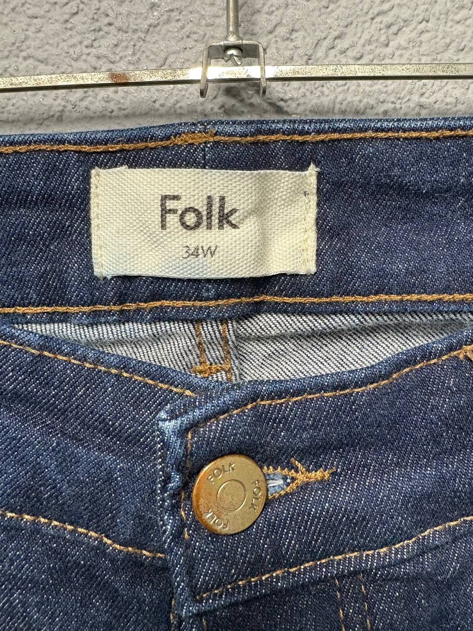 Folk Folk Selvedge mens jeans W 34 Size US 34 / EU 50 - 3 Thumbnail