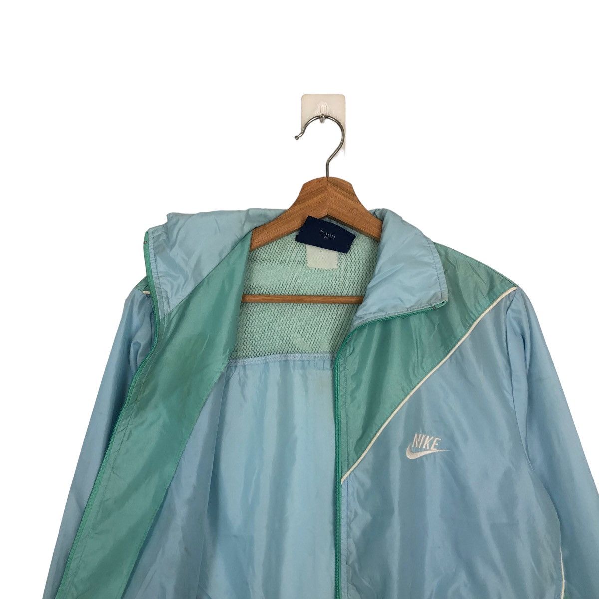 Nike 🔥VINTAGE 90’s NIKE BOMBER JACKET BLUE TAG Size US L / EU 52-54 / 3 - 9 Thumbnail